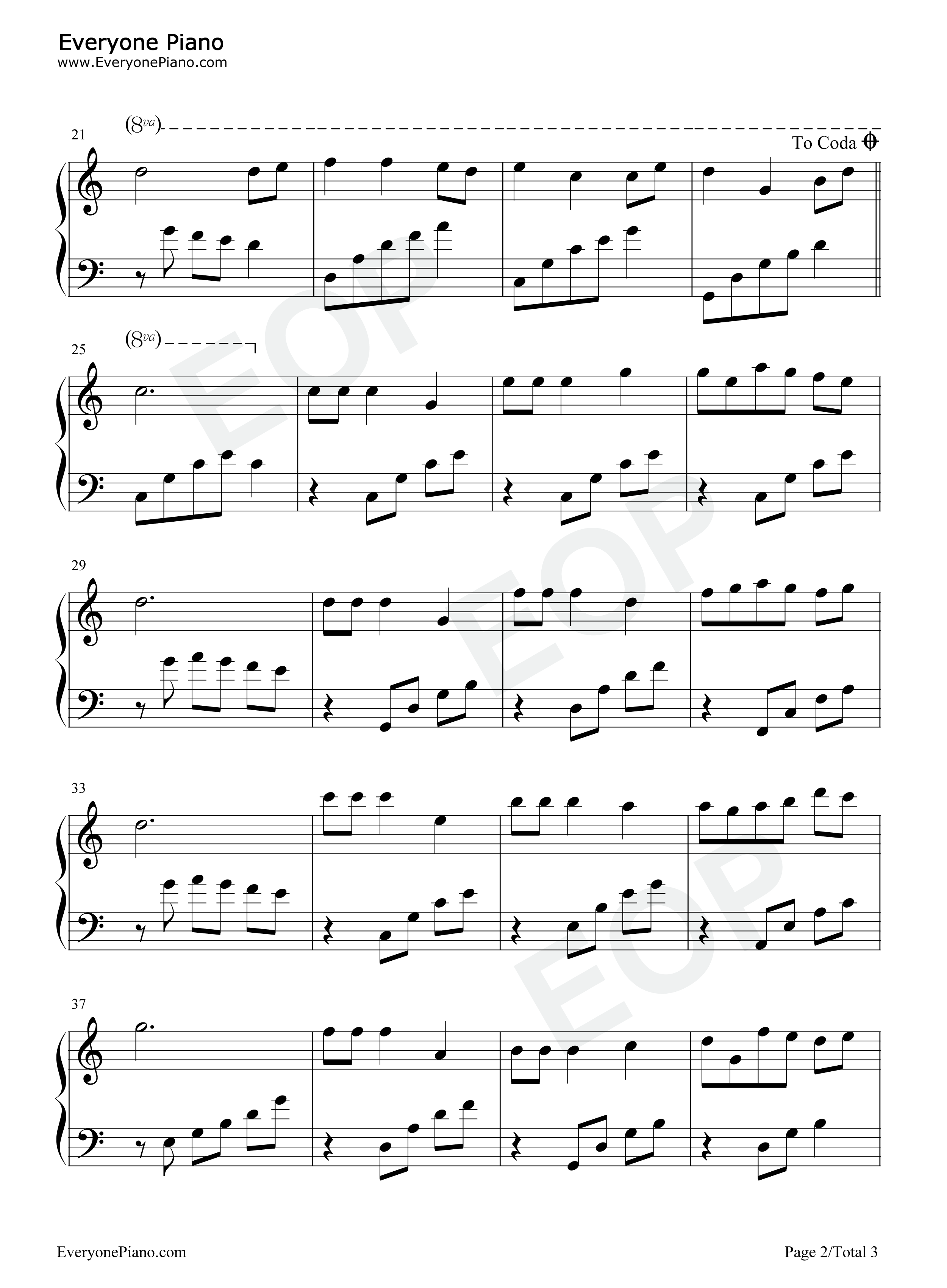 新年好钢琴谱_未知