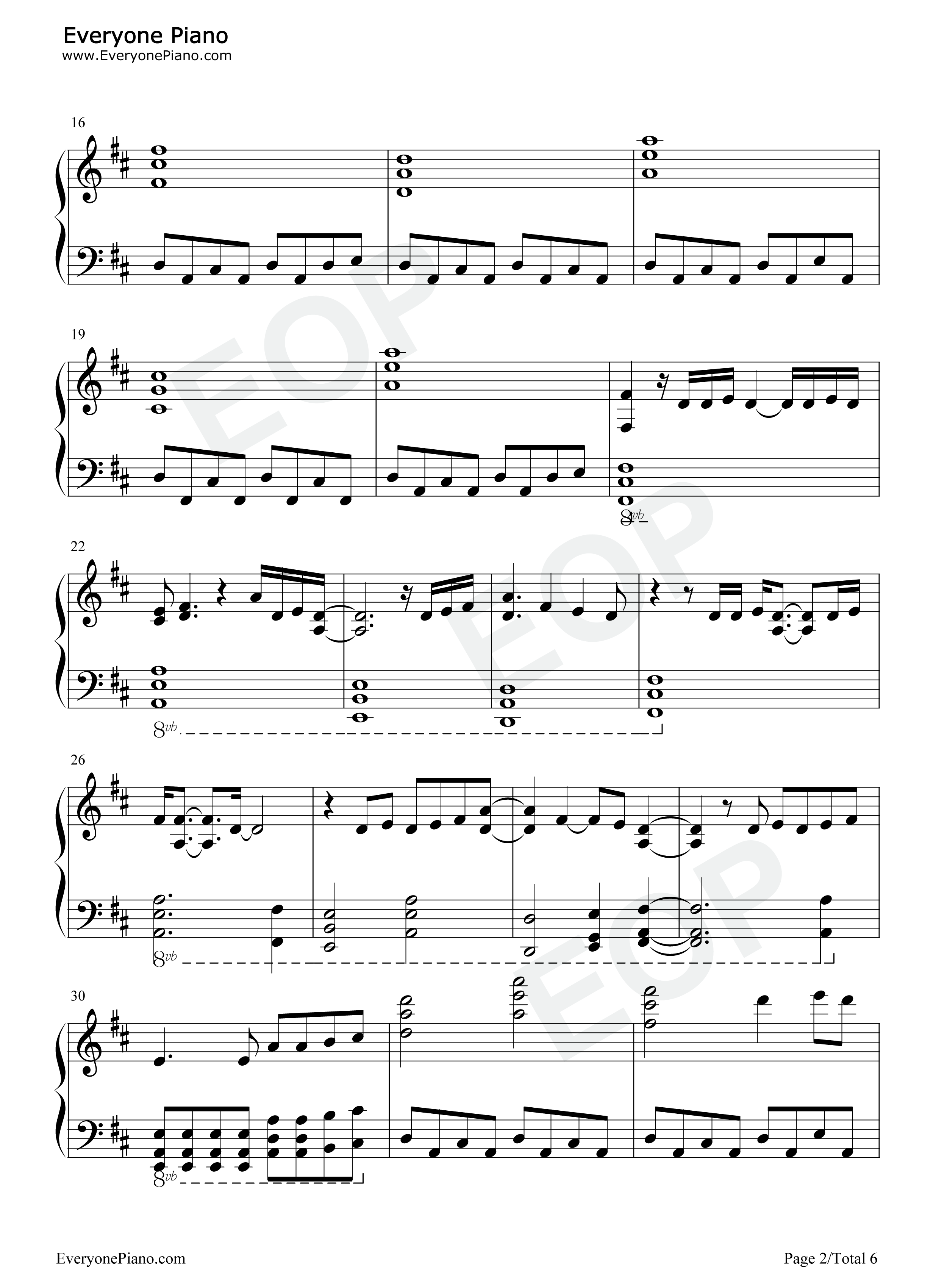 零重祈愿钢琴谱_乐正绫