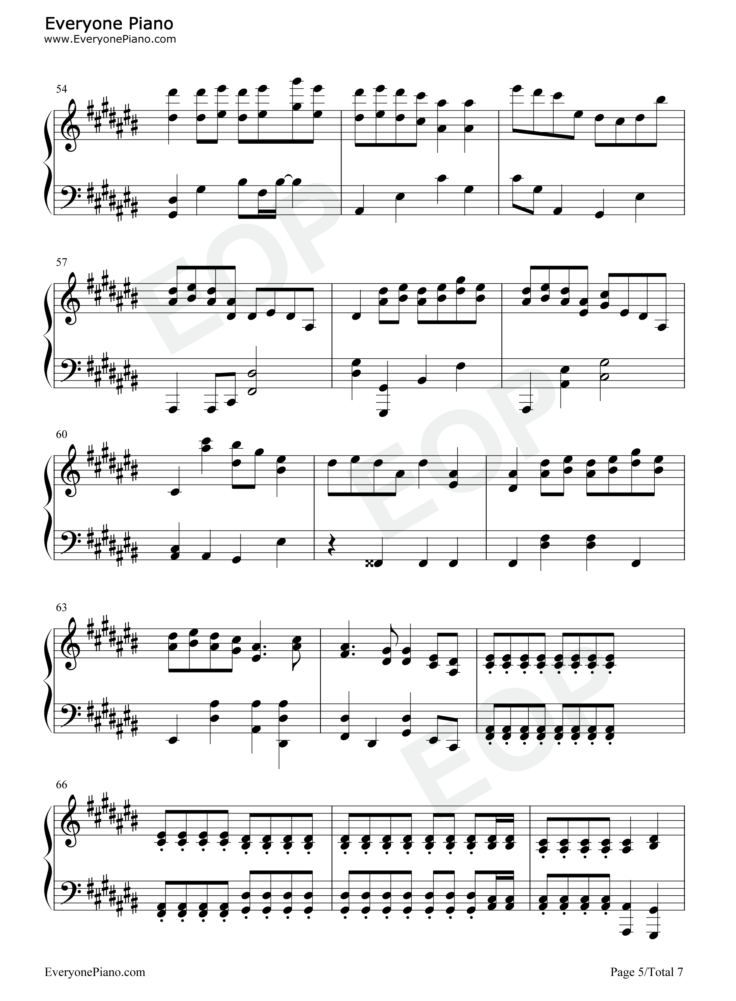 圣诞快乐劳伦斯先生钢琴谱_坂本龙一