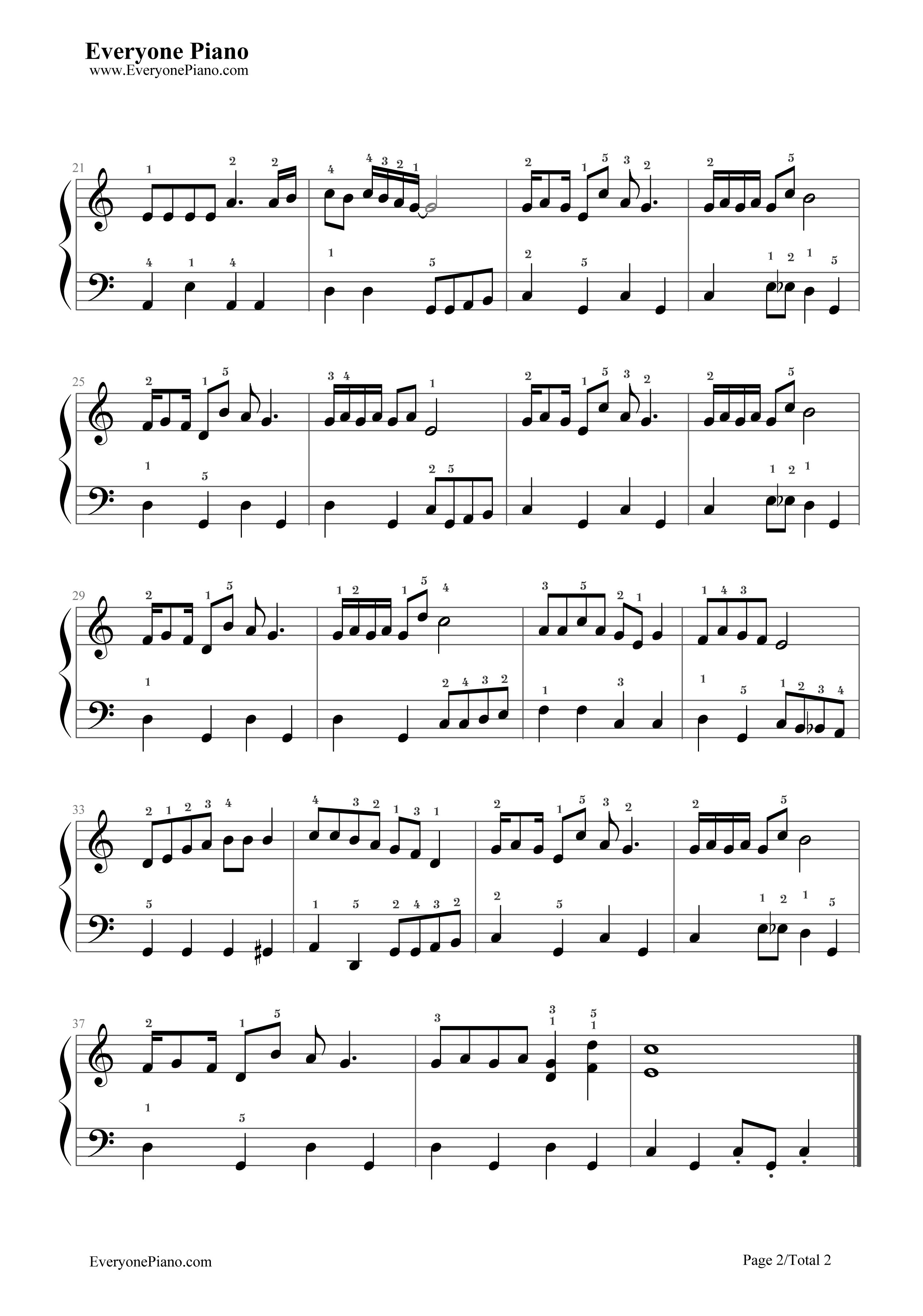 红鼻子驯鹿鲁道夫钢琴谱_圣诞歌曲