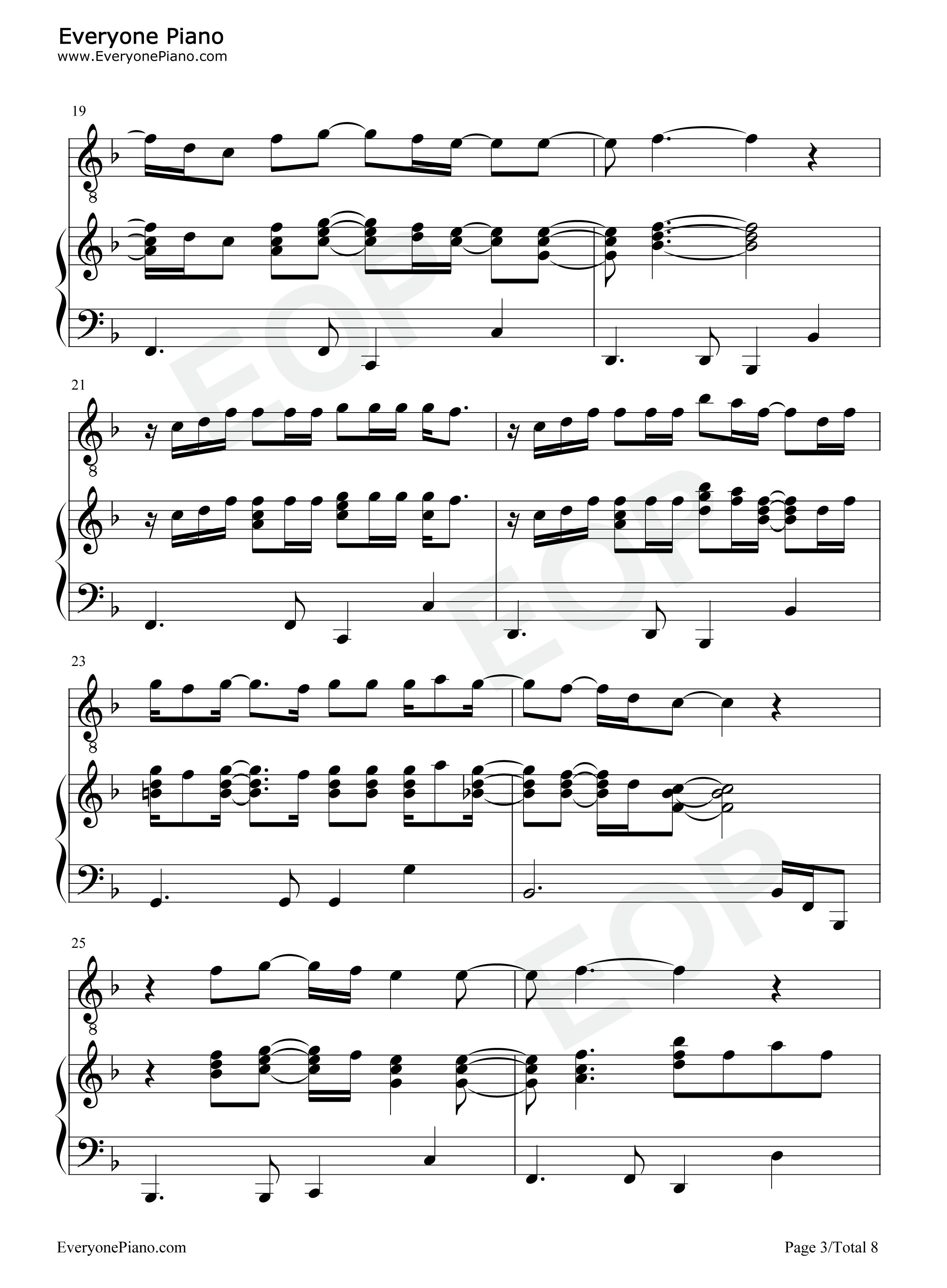 Bye_Bye_Baby钢琴谱_Taylor_Swift