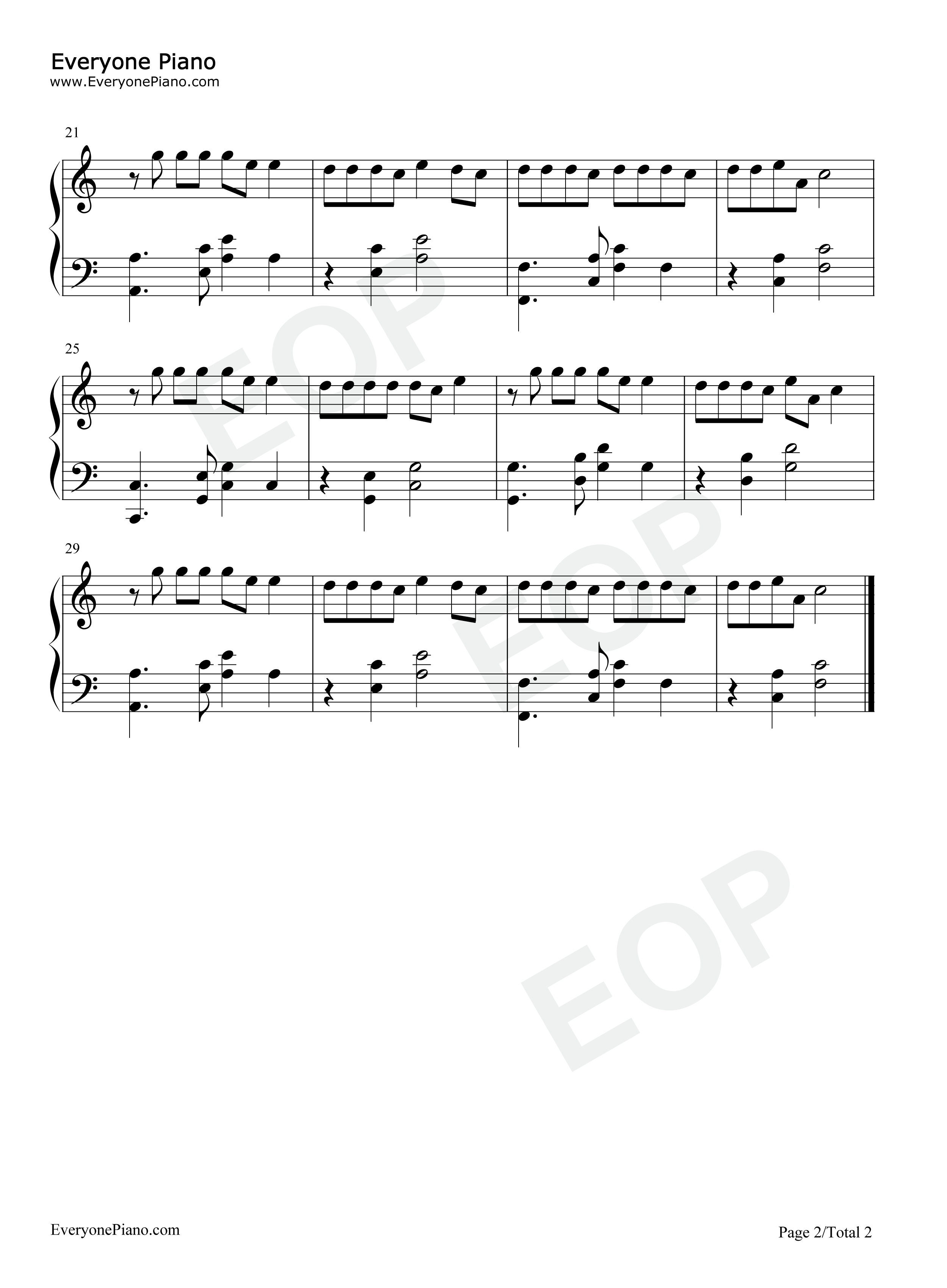 我不是刘德华钢琴谱_新地_卢克