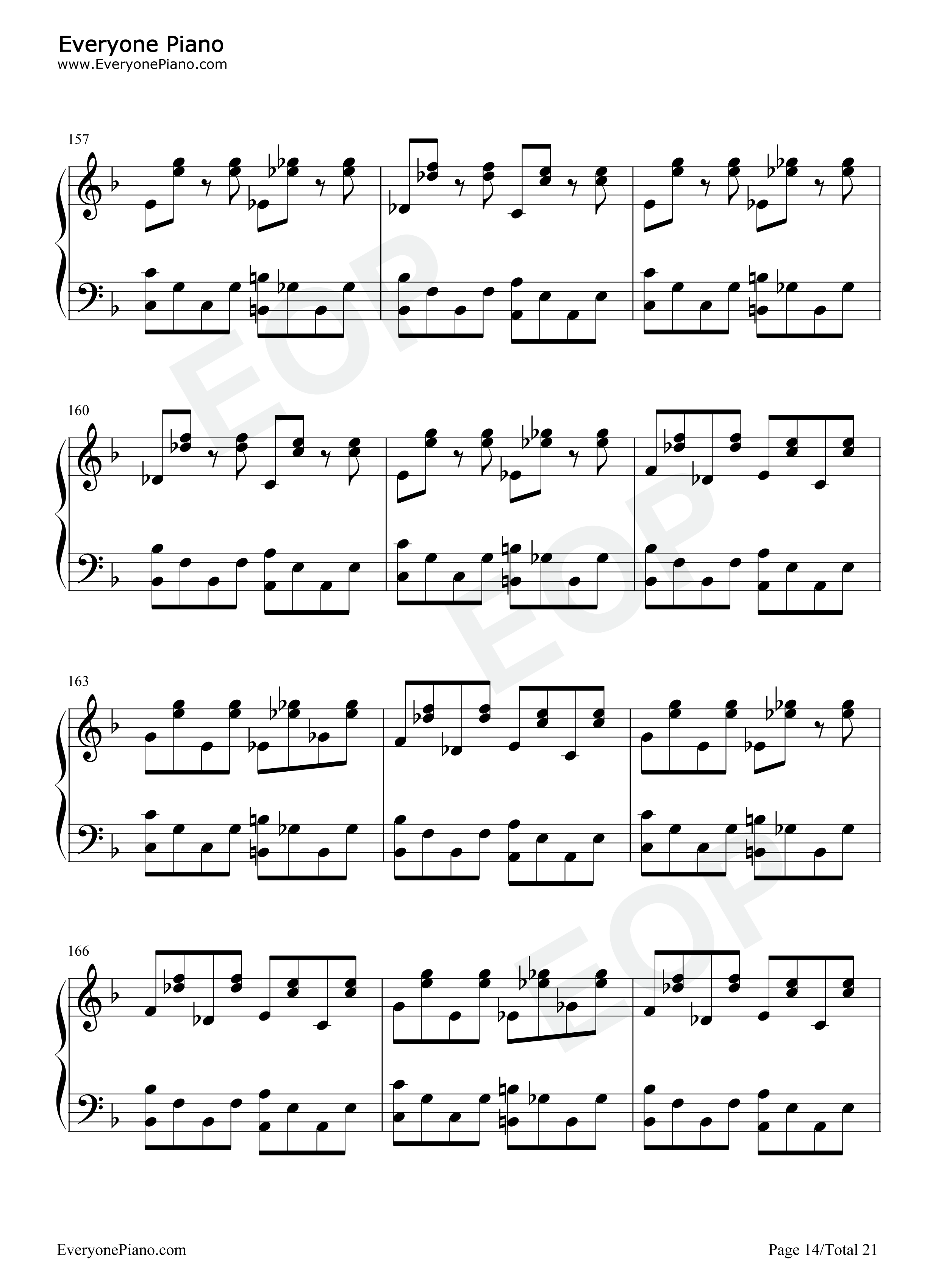 Touhou_Piano_Medley钢琴谱_Touhou