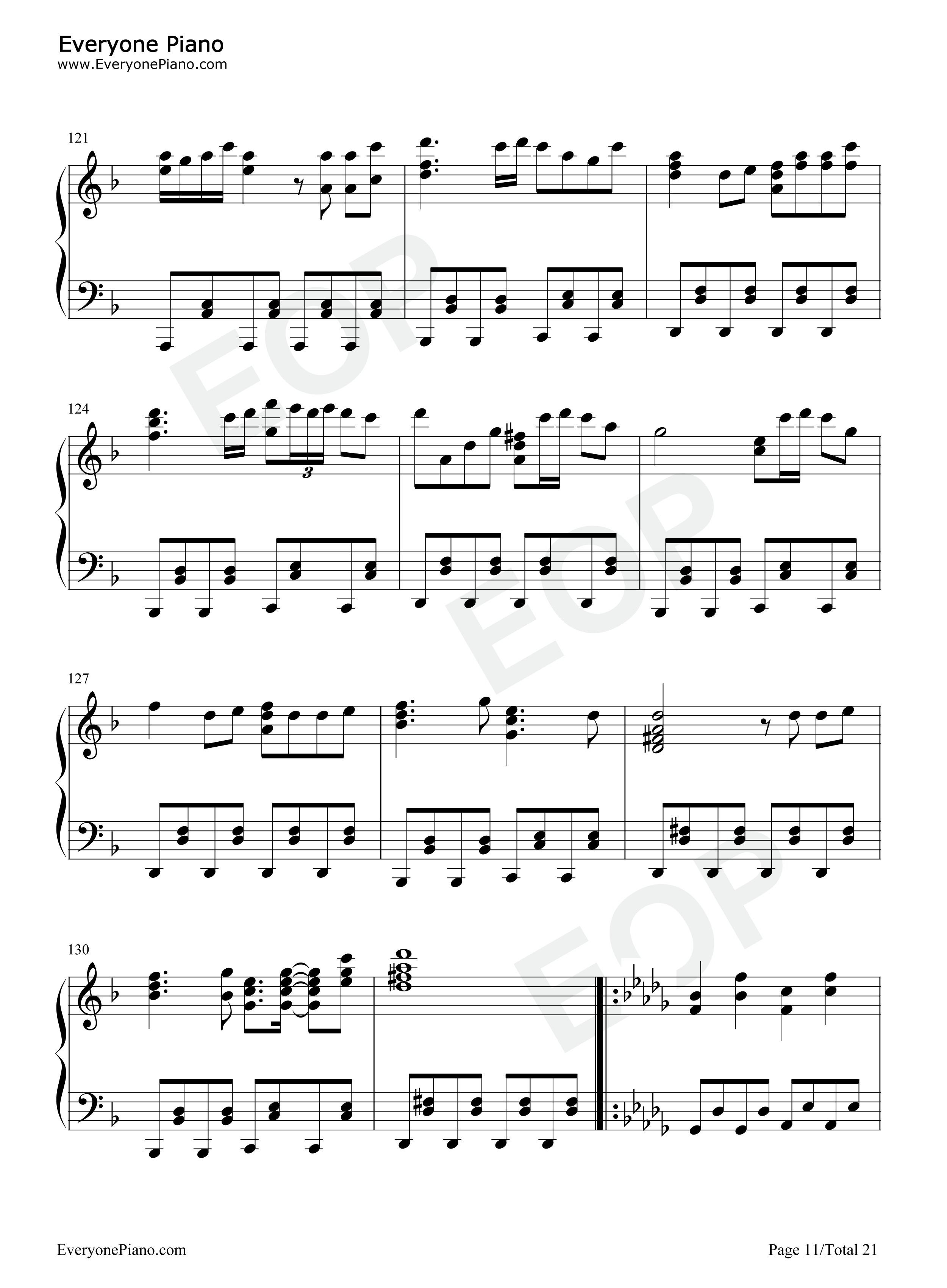 Touhou_Piano_Medley钢琴谱_Touhou