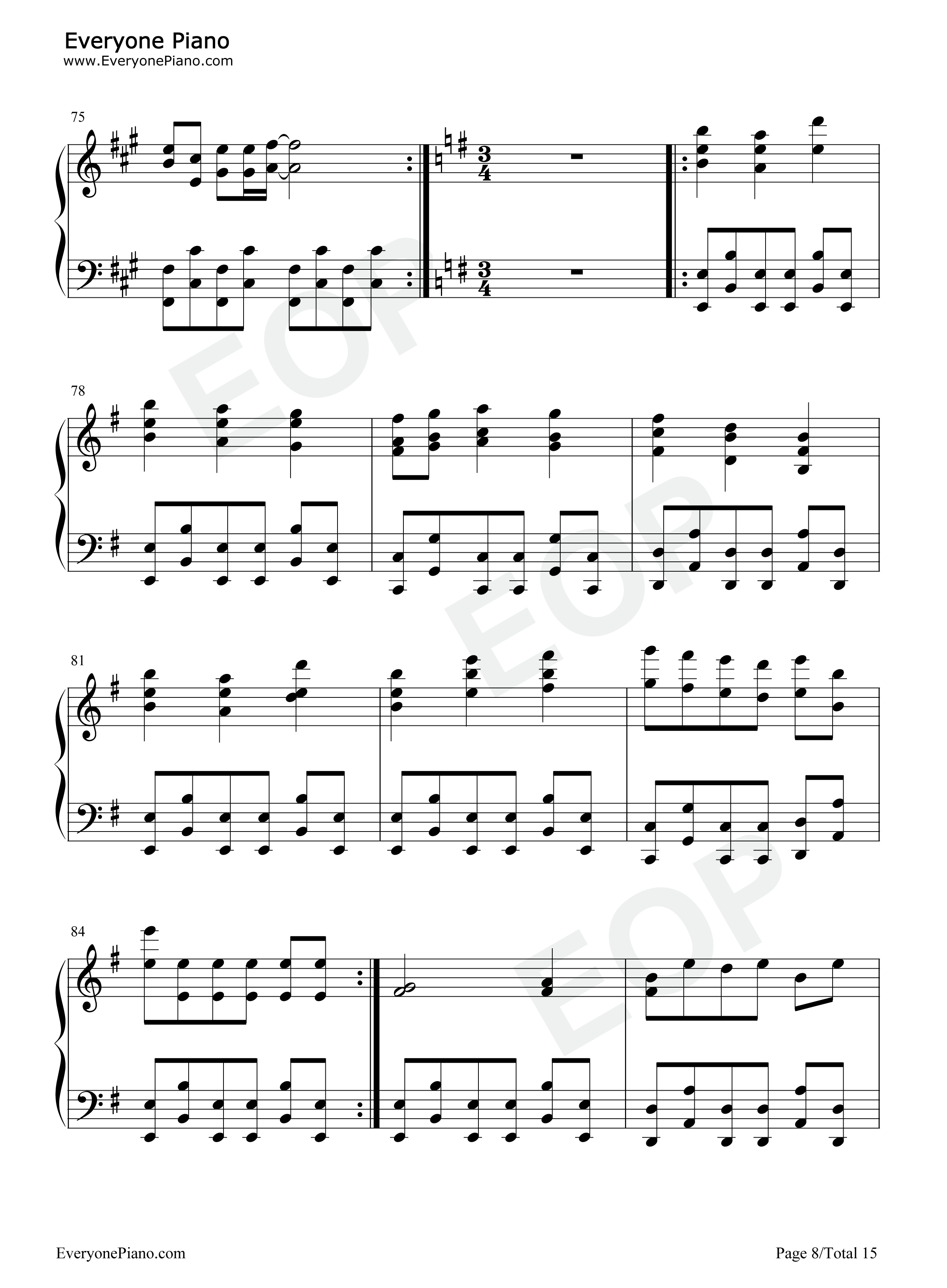 Touhou_Piano_Medley_Part_2钢琴谱_Touhou