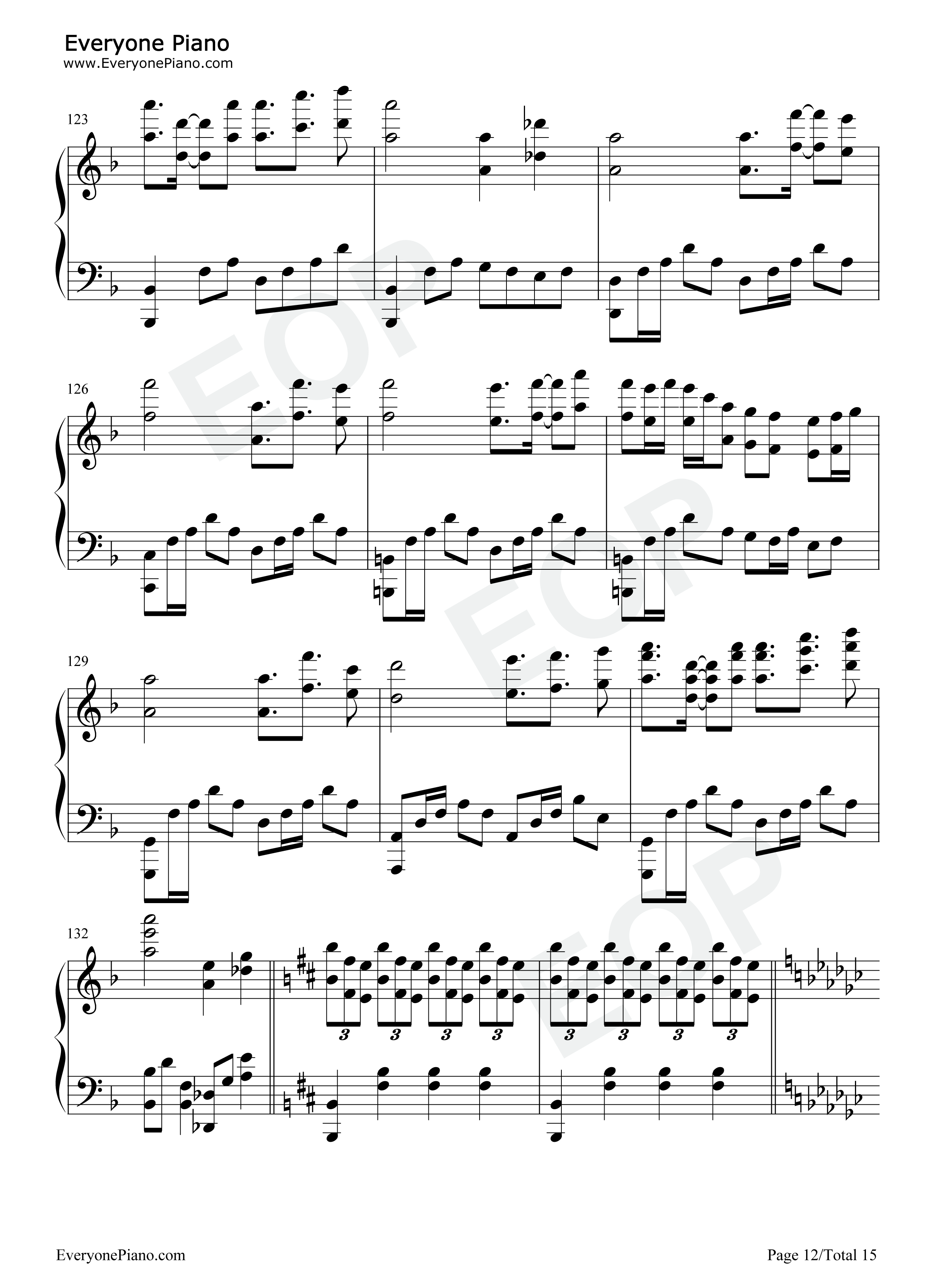 Touhou_Piano_Medley_Part_2钢琴谱_Touhou