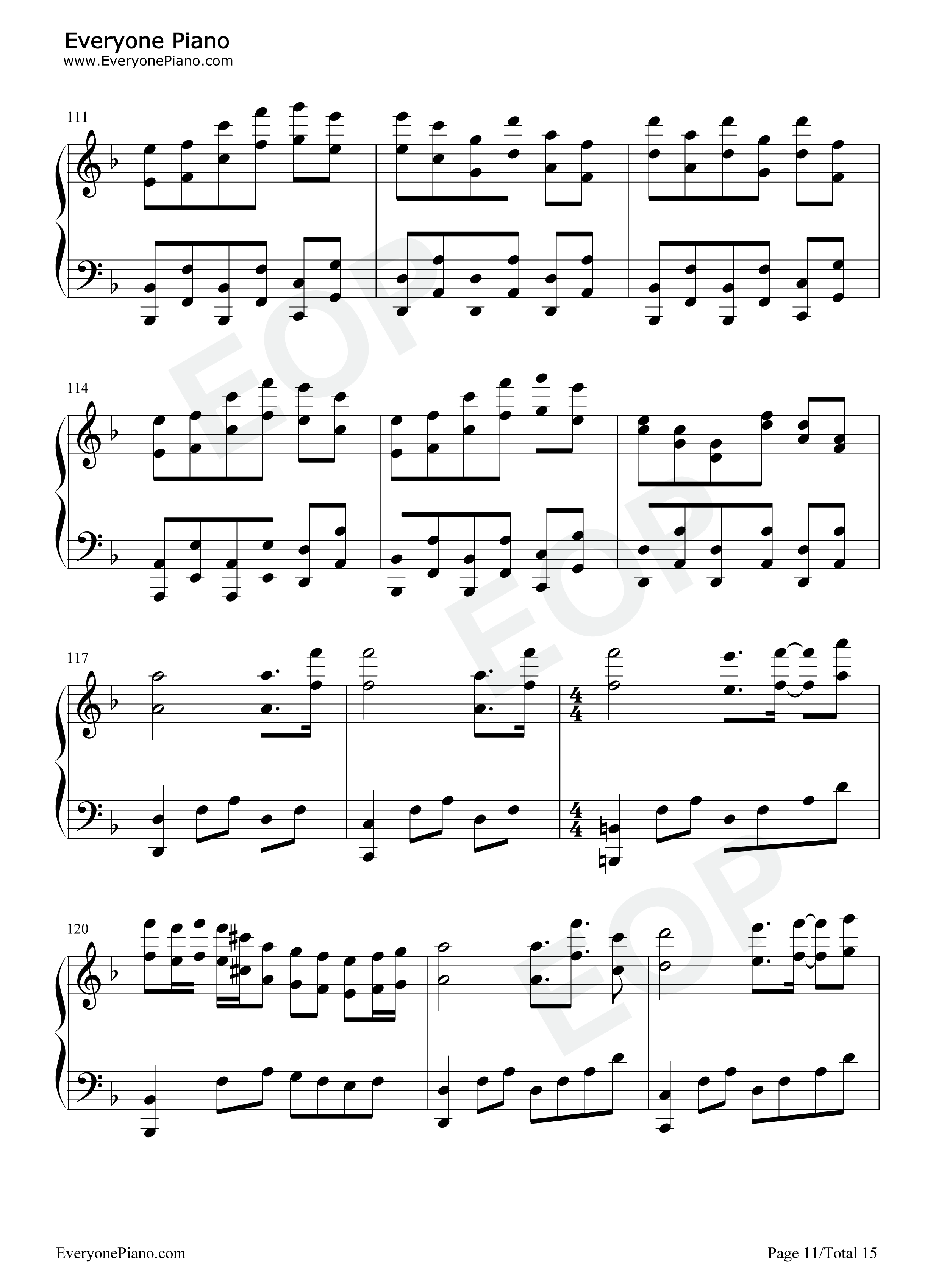 Touhou_Piano_Medley_Part_2钢琴谱_Touhou