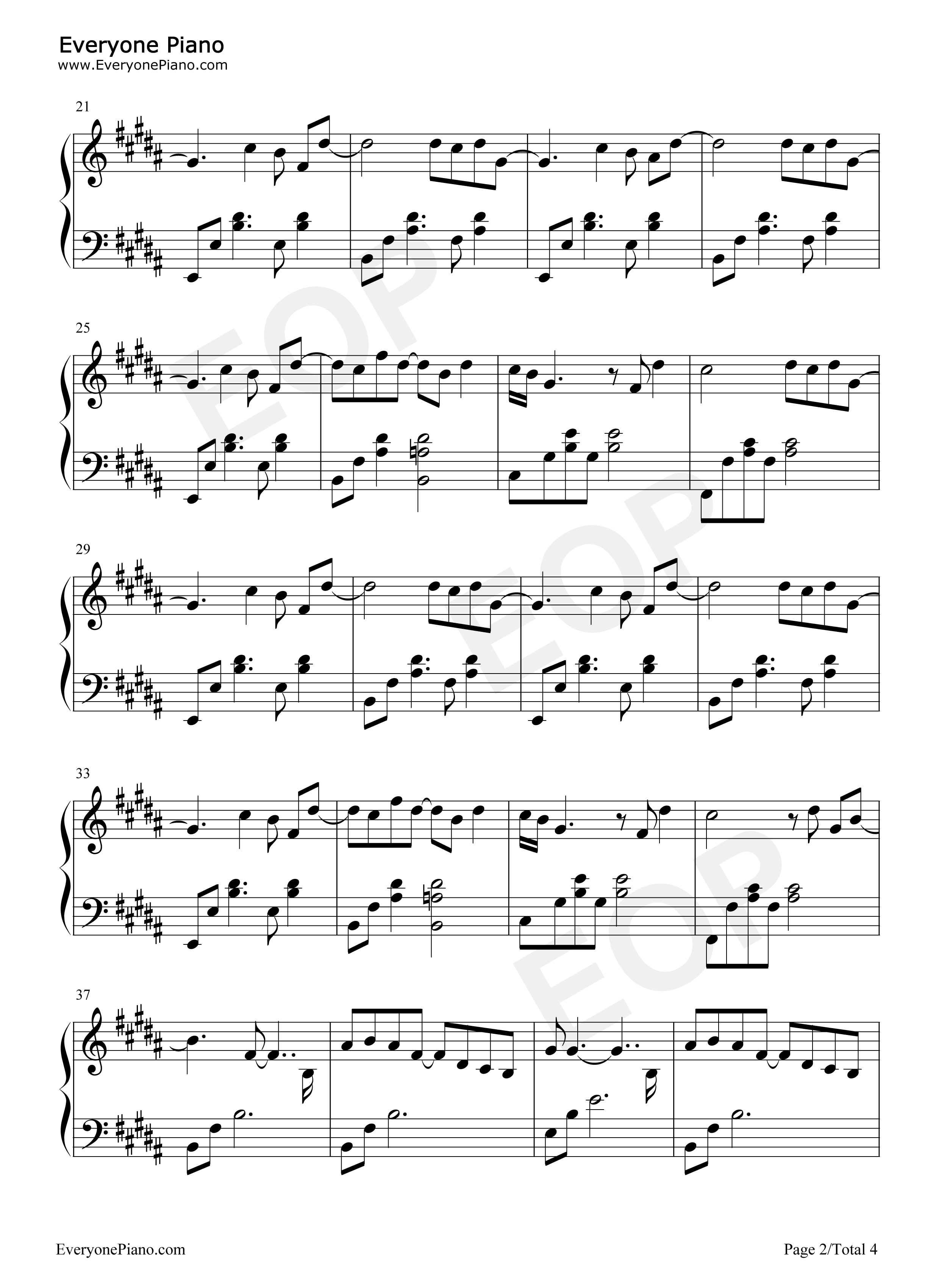 浪漫宇宙的核心钢琴谱_徐秉龙