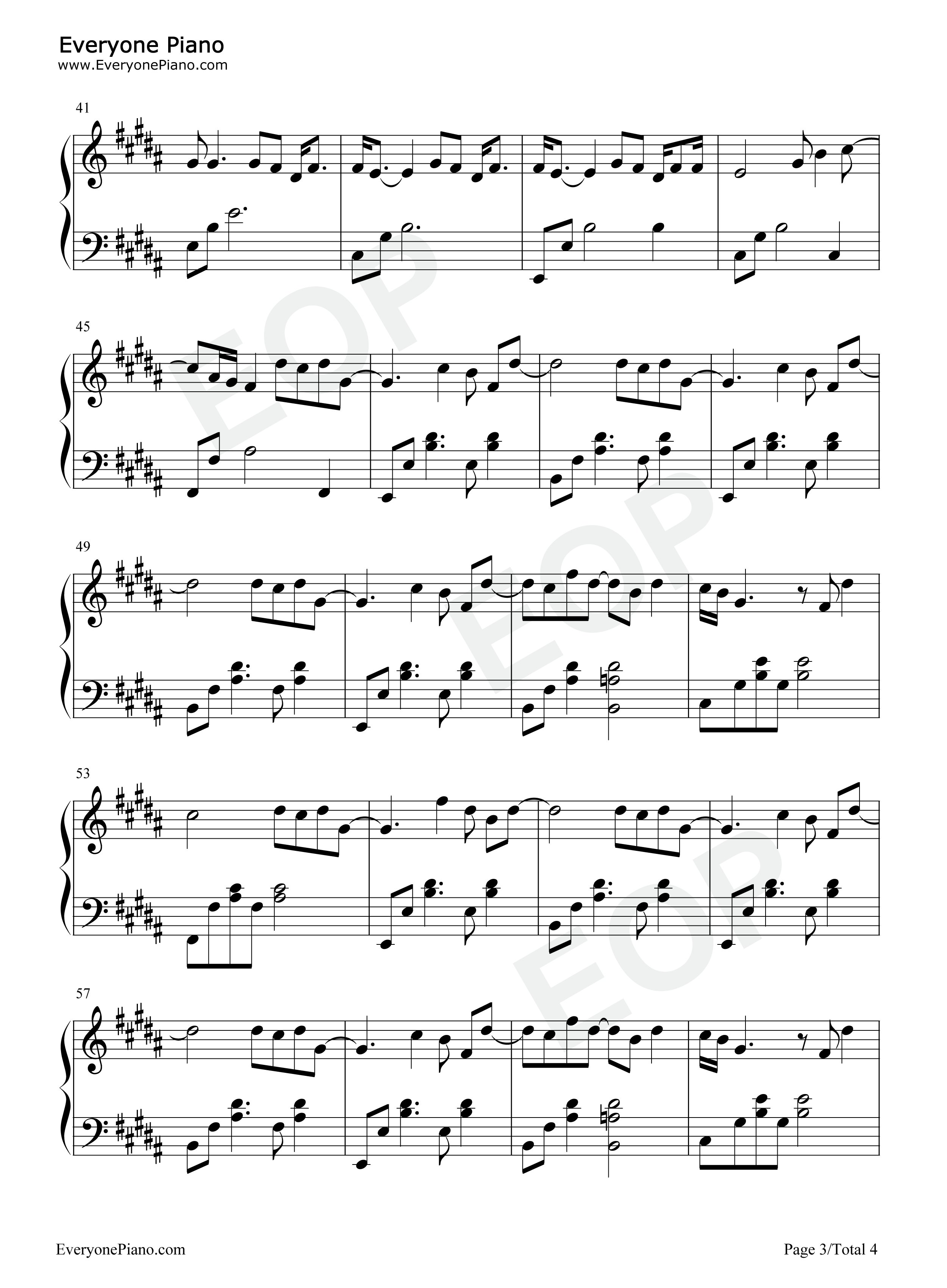 浪漫宇宙的核心钢琴谱_徐秉龙