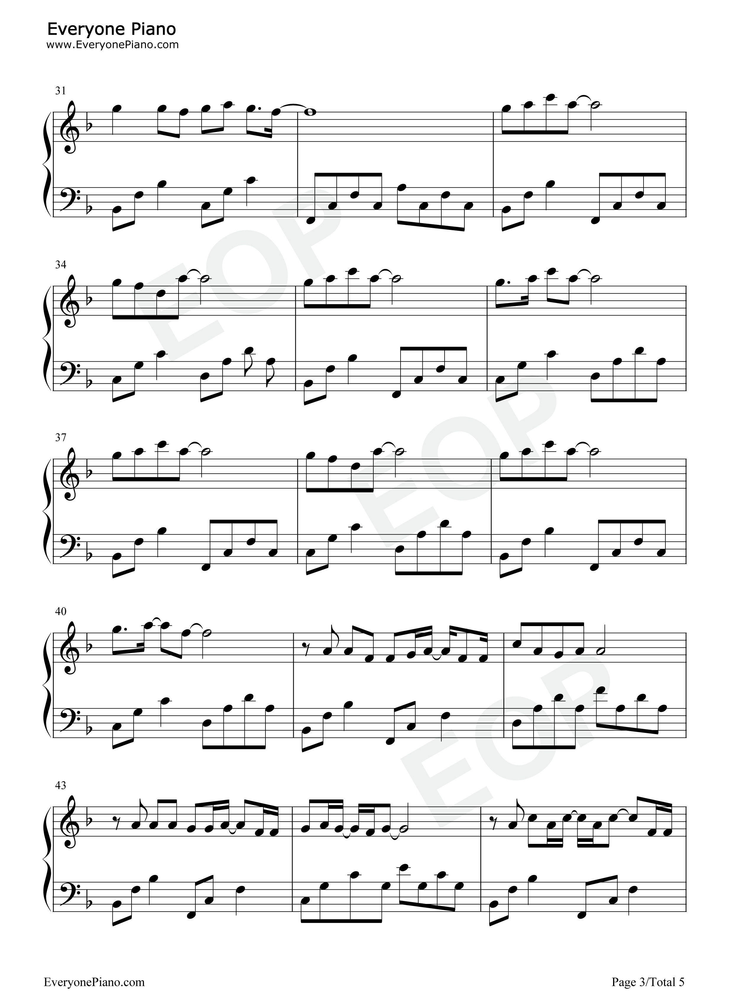 好好生活就是美好生活钢琴谱_周深