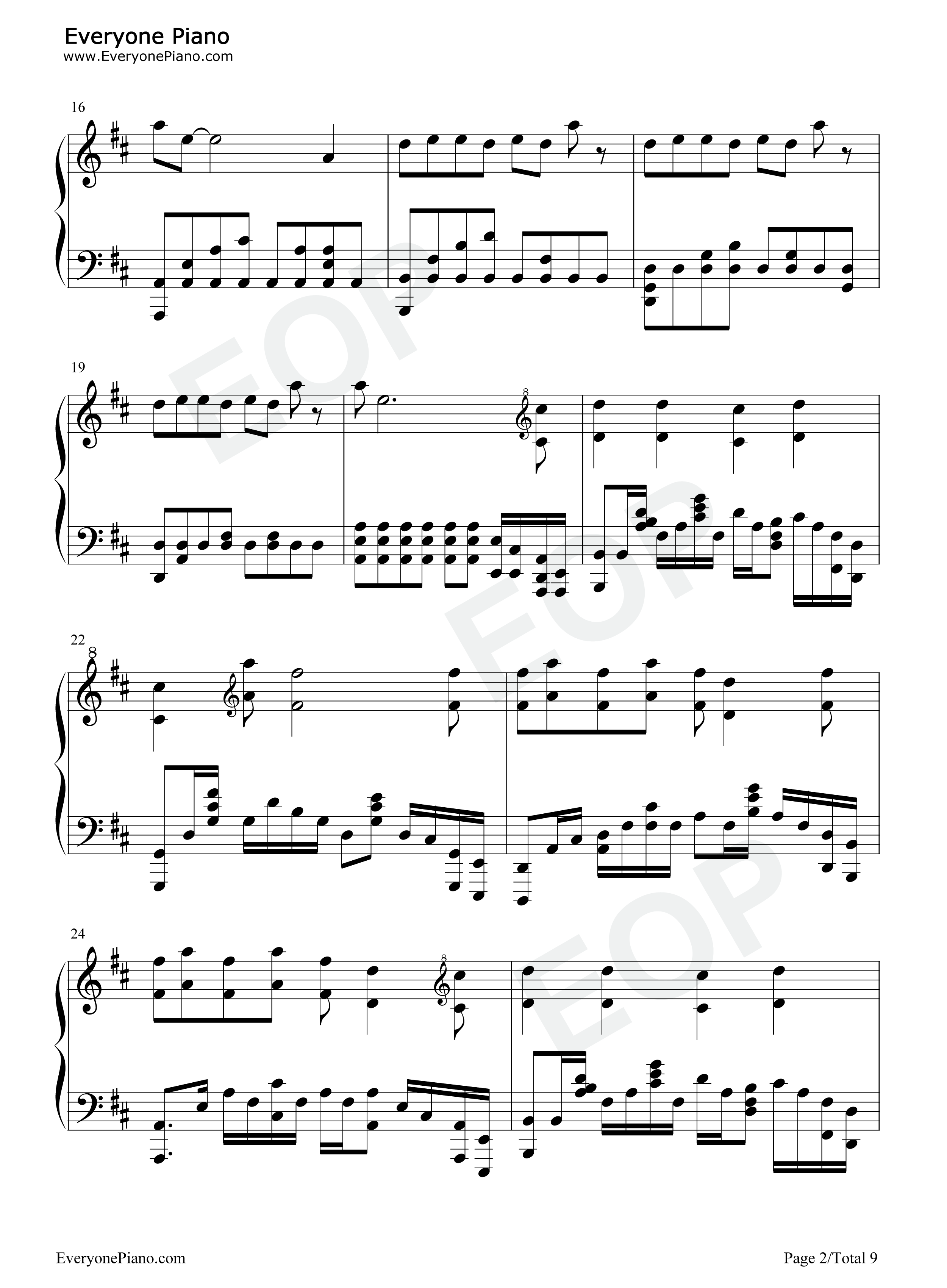 鲸落于海钢琴谱_小星星Aurora