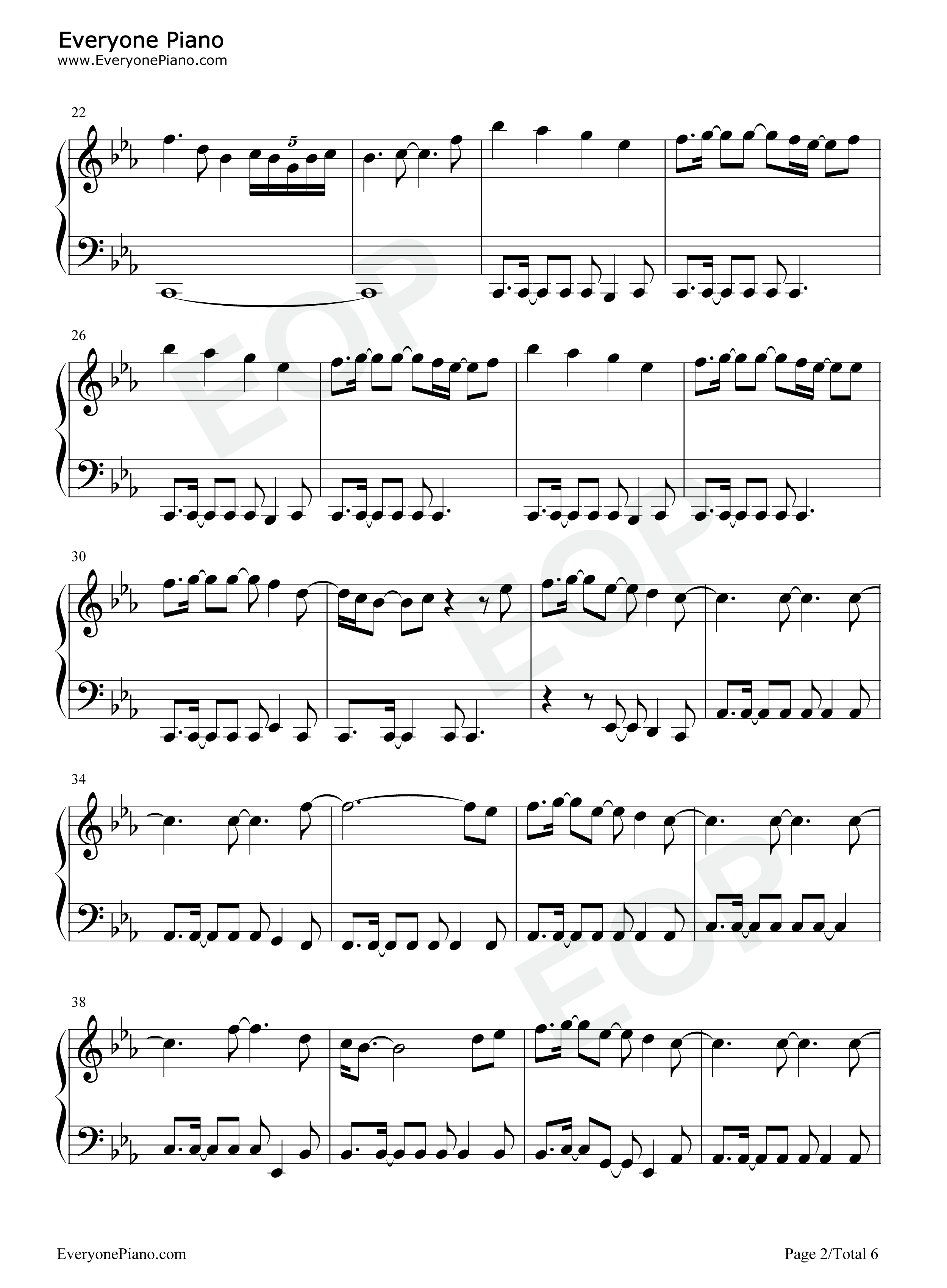 Moth_to_a_Flame钢琴谱_Swedish_House_Mafia_The_Weeknd