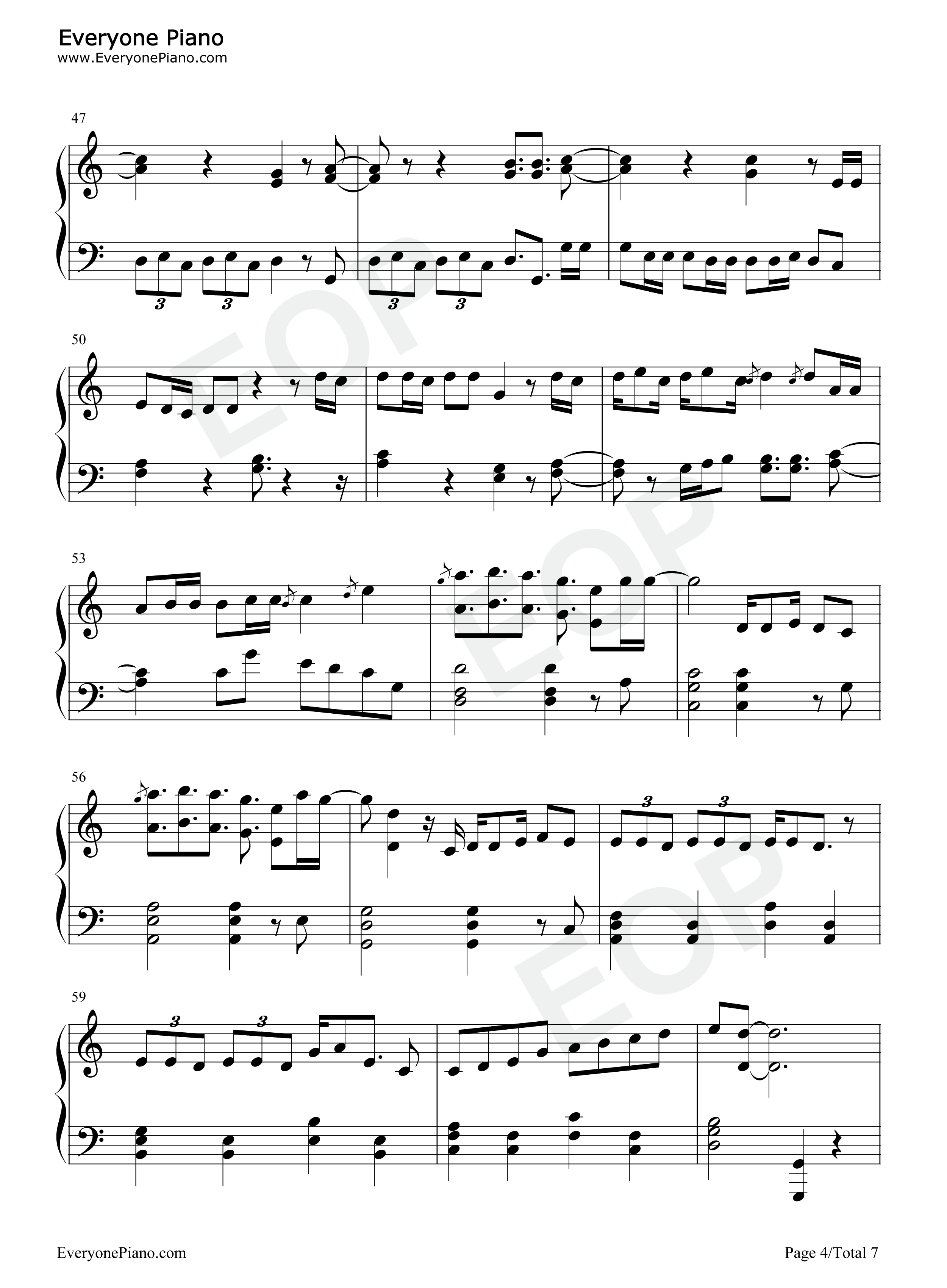 Nonstop钢琴谱_Oh_My_Girl