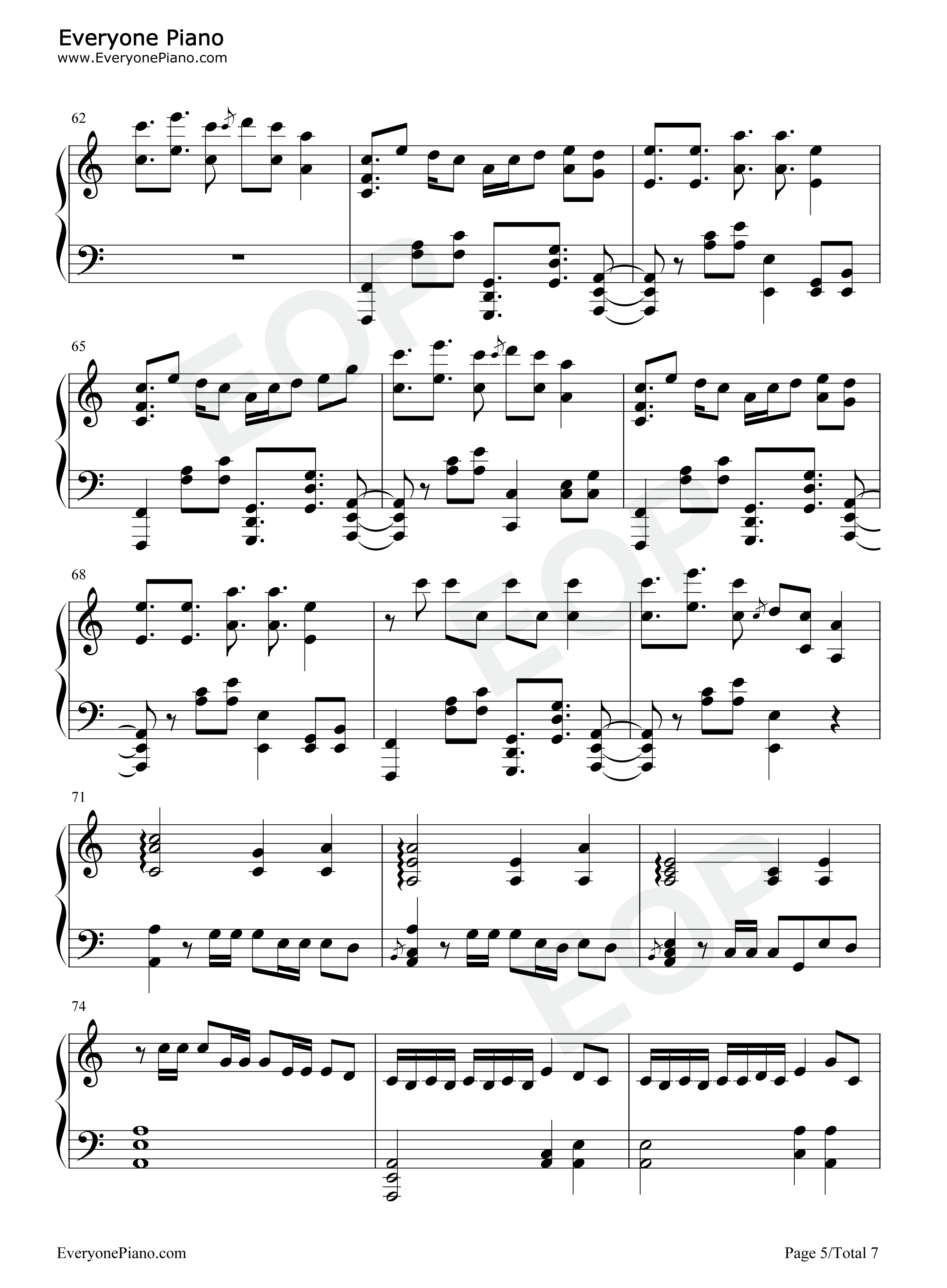 Nonstop钢琴谱_Oh_My_Girl