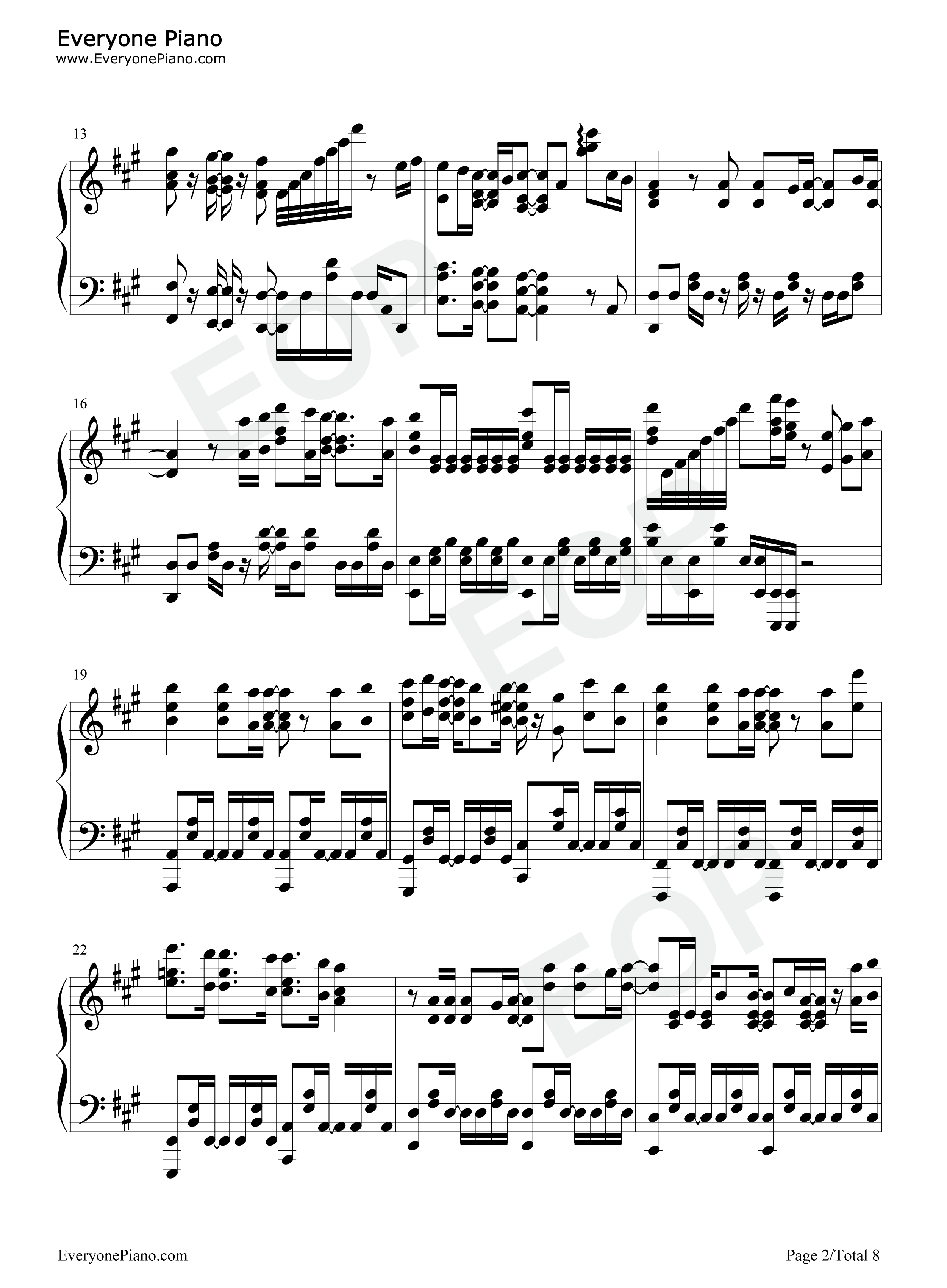 キズナミュージック钢琴谱_Poppin'Party