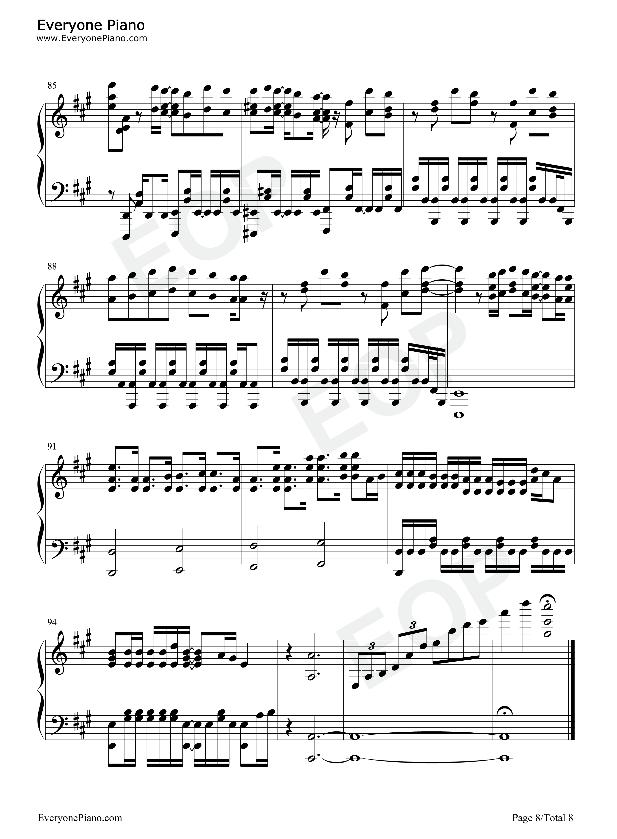 キズナミュージック钢琴谱_Poppin'Party