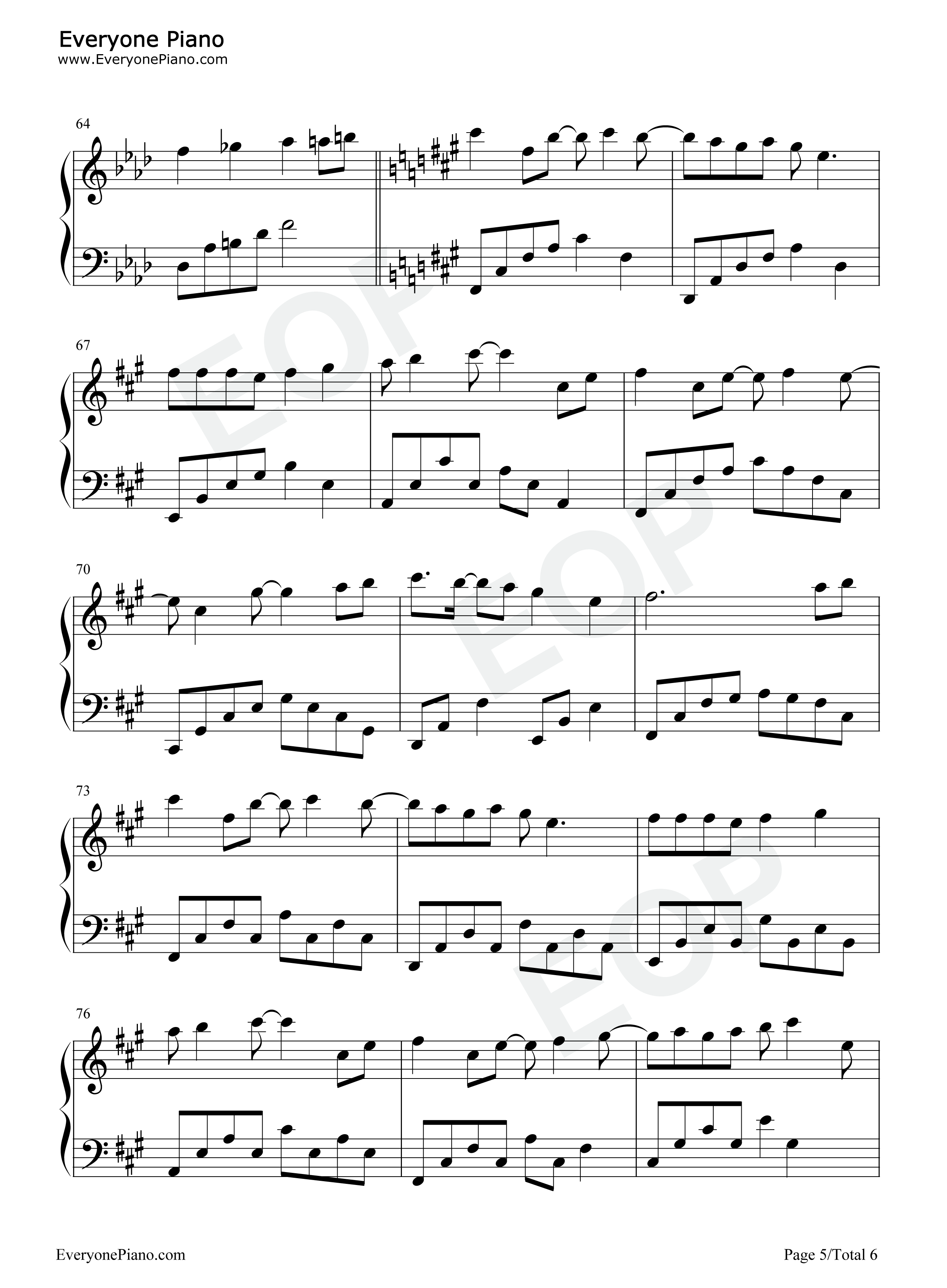 一梦情深钢琴谱_银临_妖扬