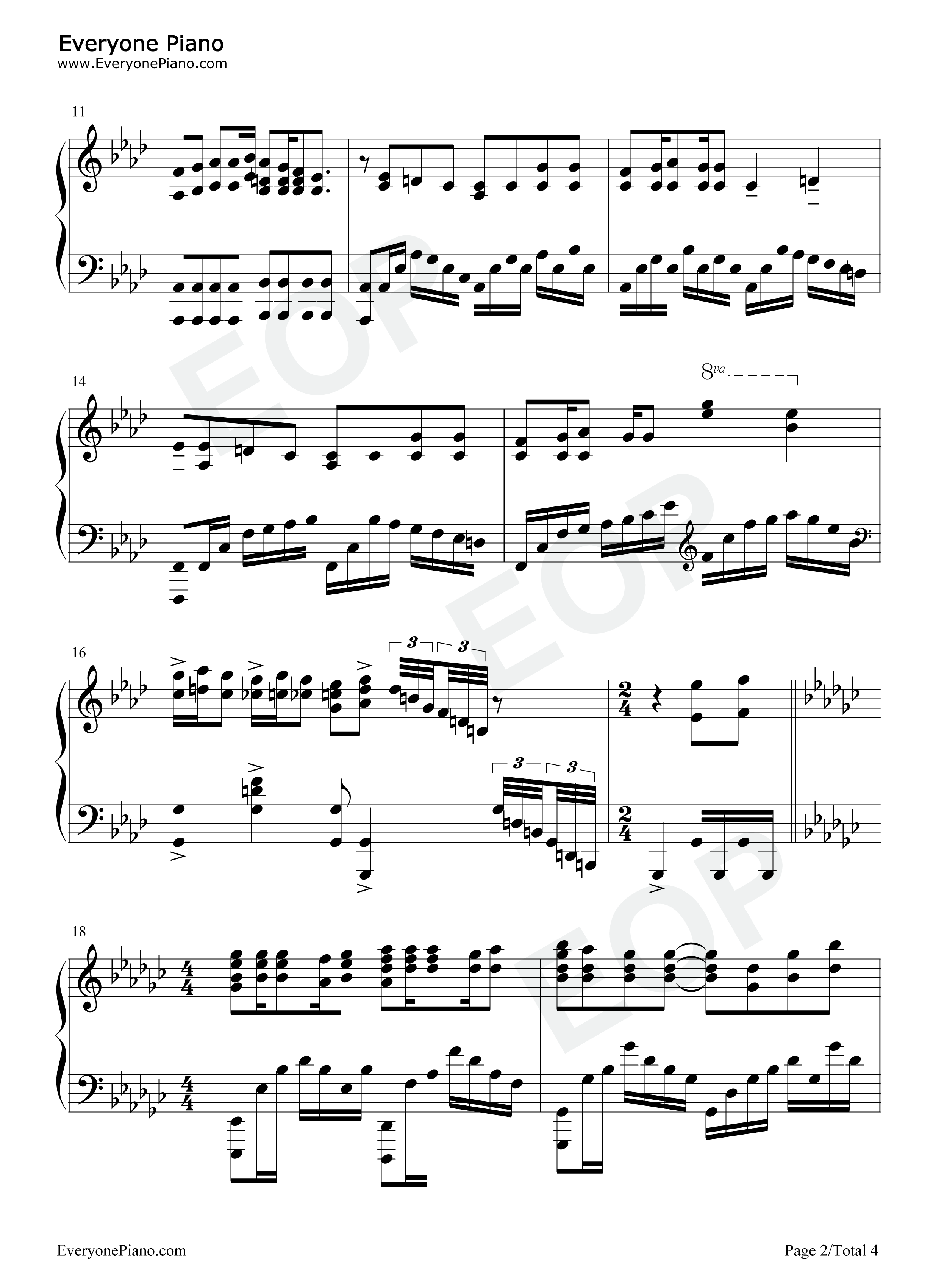 明け星钢琴谱_LiSA