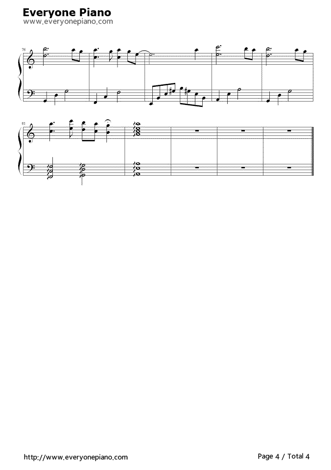 迷梦之恋钢琴谱_未知