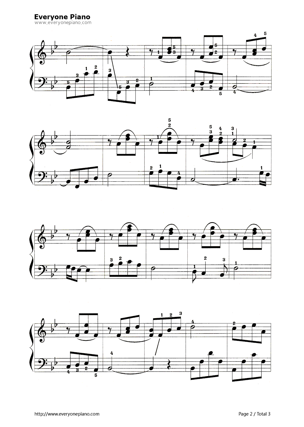 当孩子出生时钢琴谱_未知