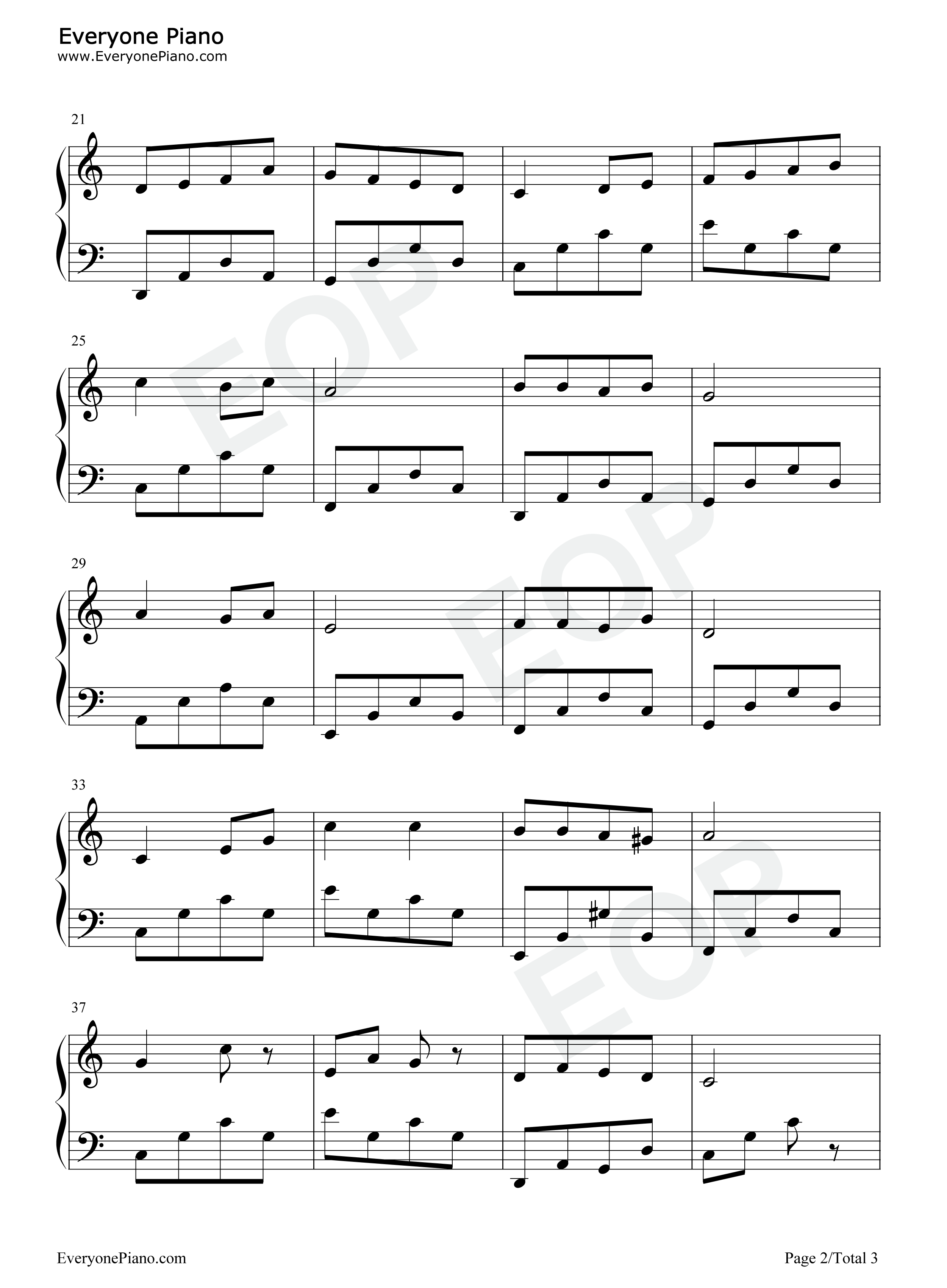 祖国祖国我们爱你钢琴谱_潘振声