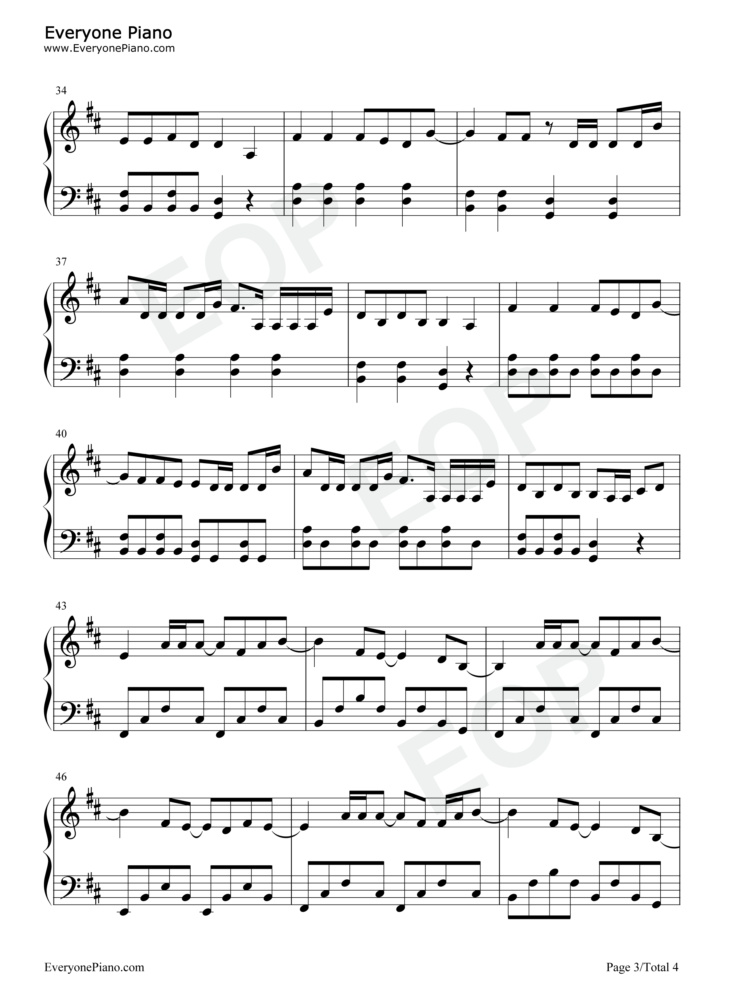 Left_and_Right钢琴谱_Charlie_Puth_田柾国_防弹少年团