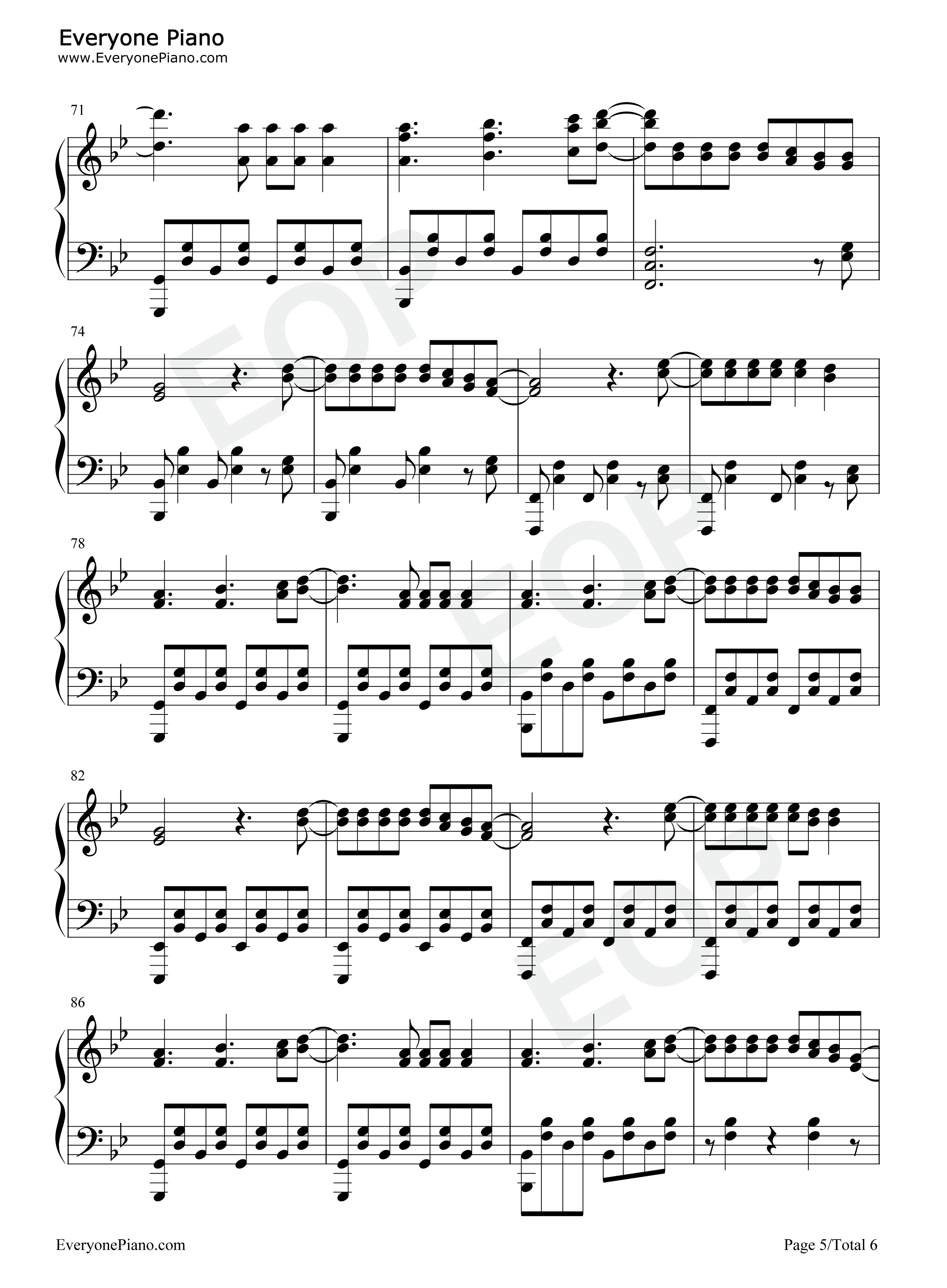 Somebody_Like_U钢琴谱_Alan_Walker_Au/Ra