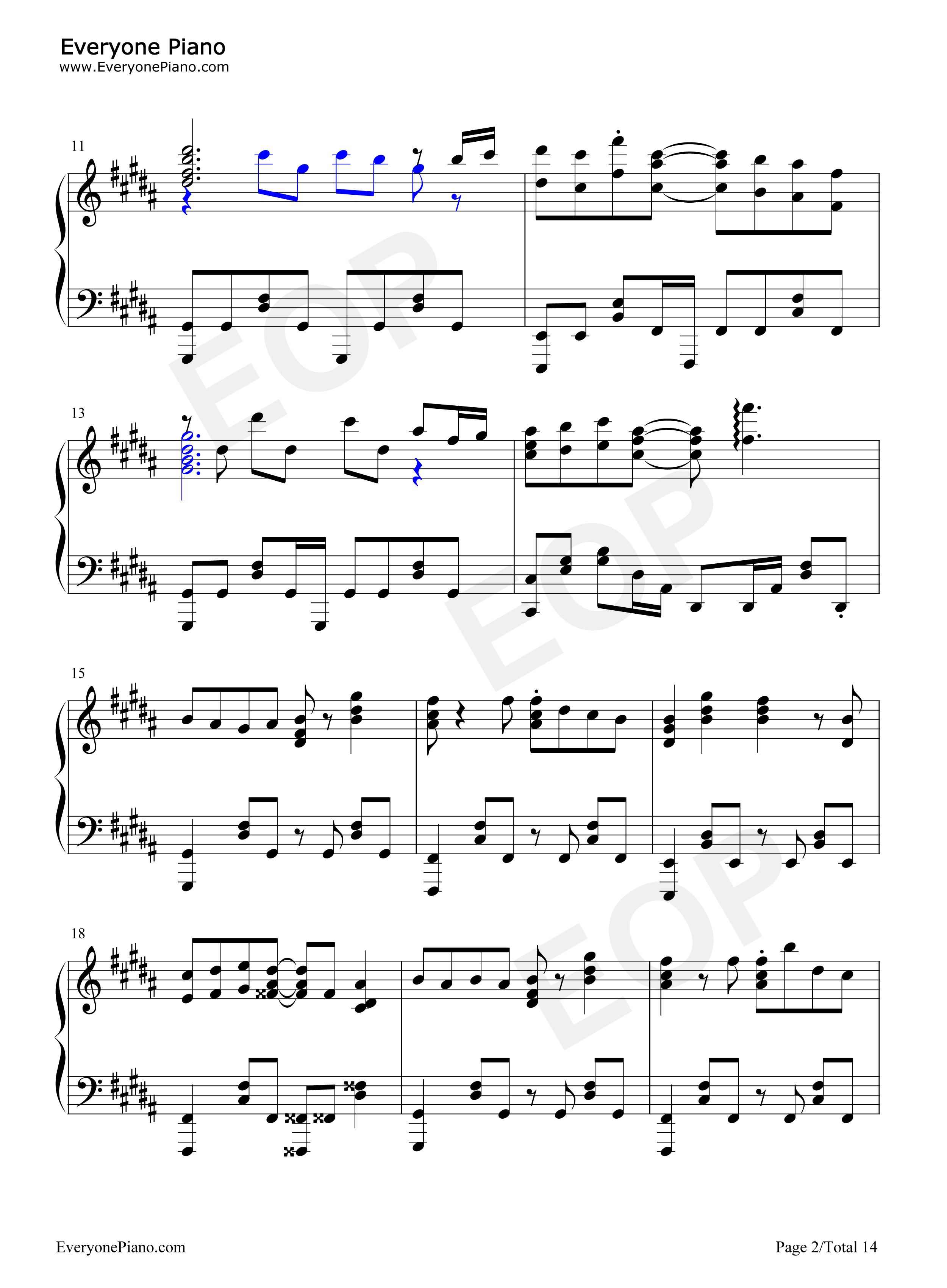 ALIVE钢琴谱_ClariS