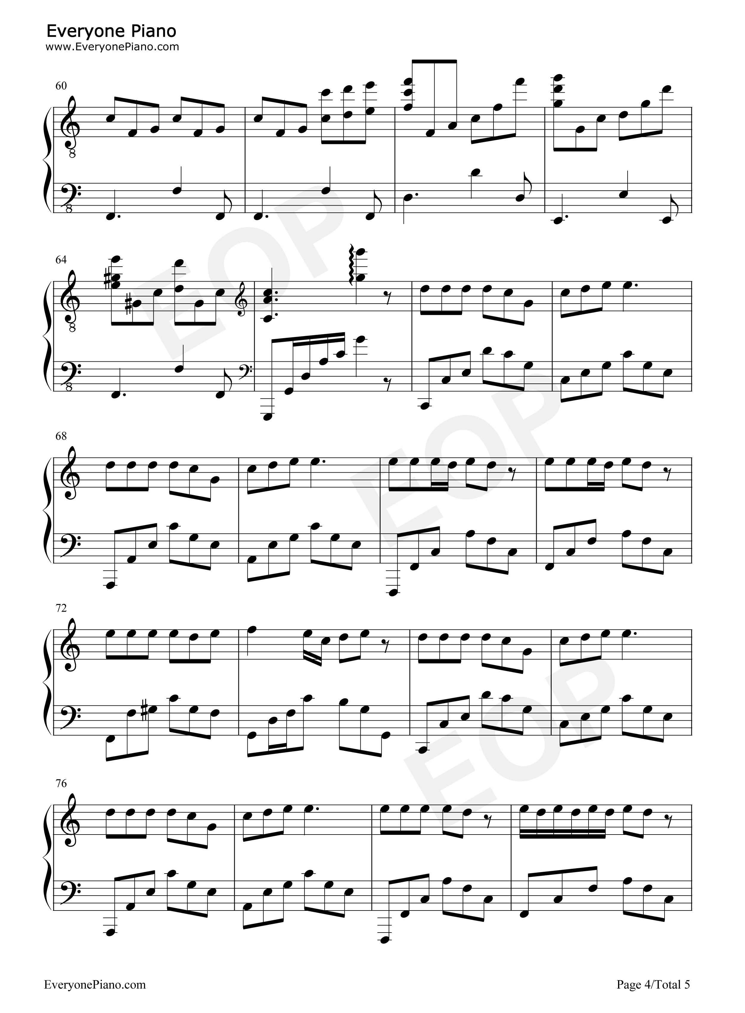 还在流浪钢琴谱_周杰伦