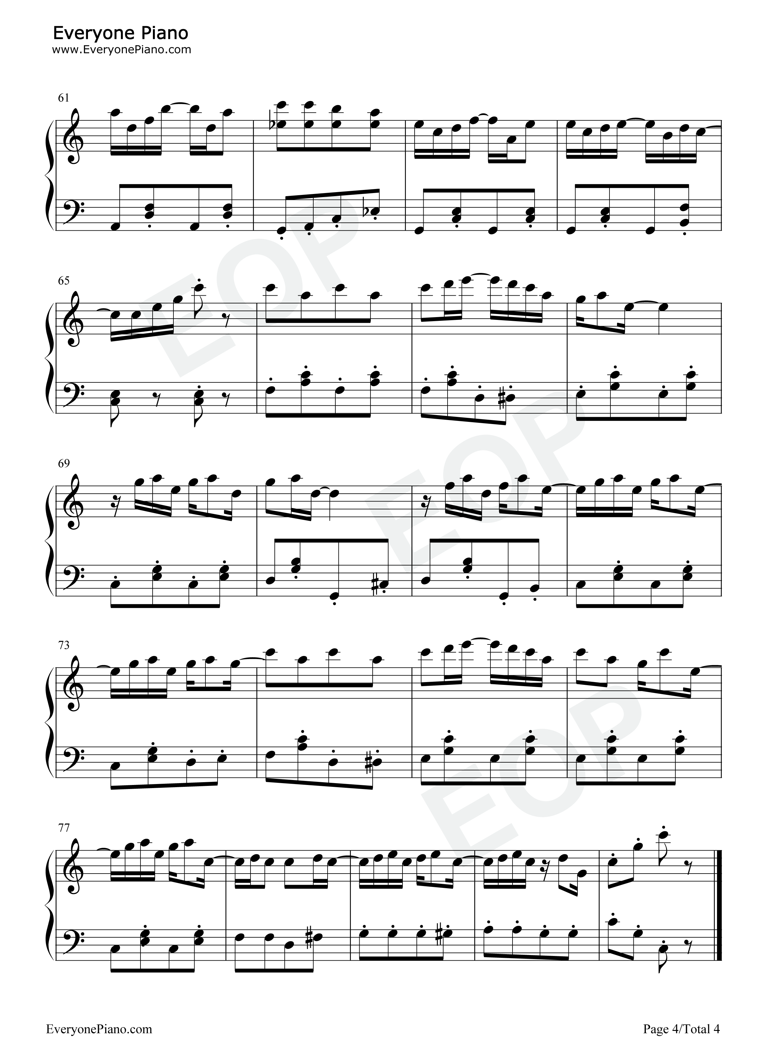 枫叶繁拍曲钢琴谱_Scott_Joplin