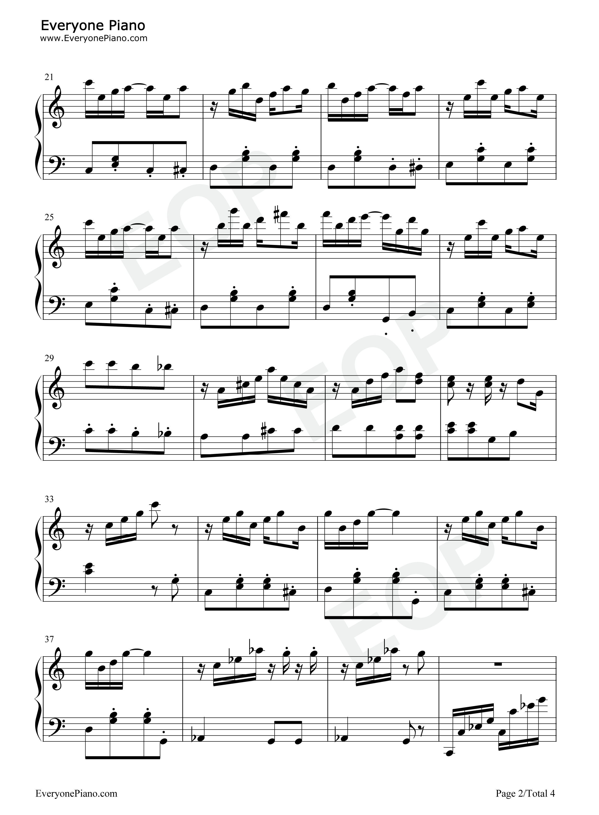 枫叶繁拍曲钢琴谱_Scott_Joplin