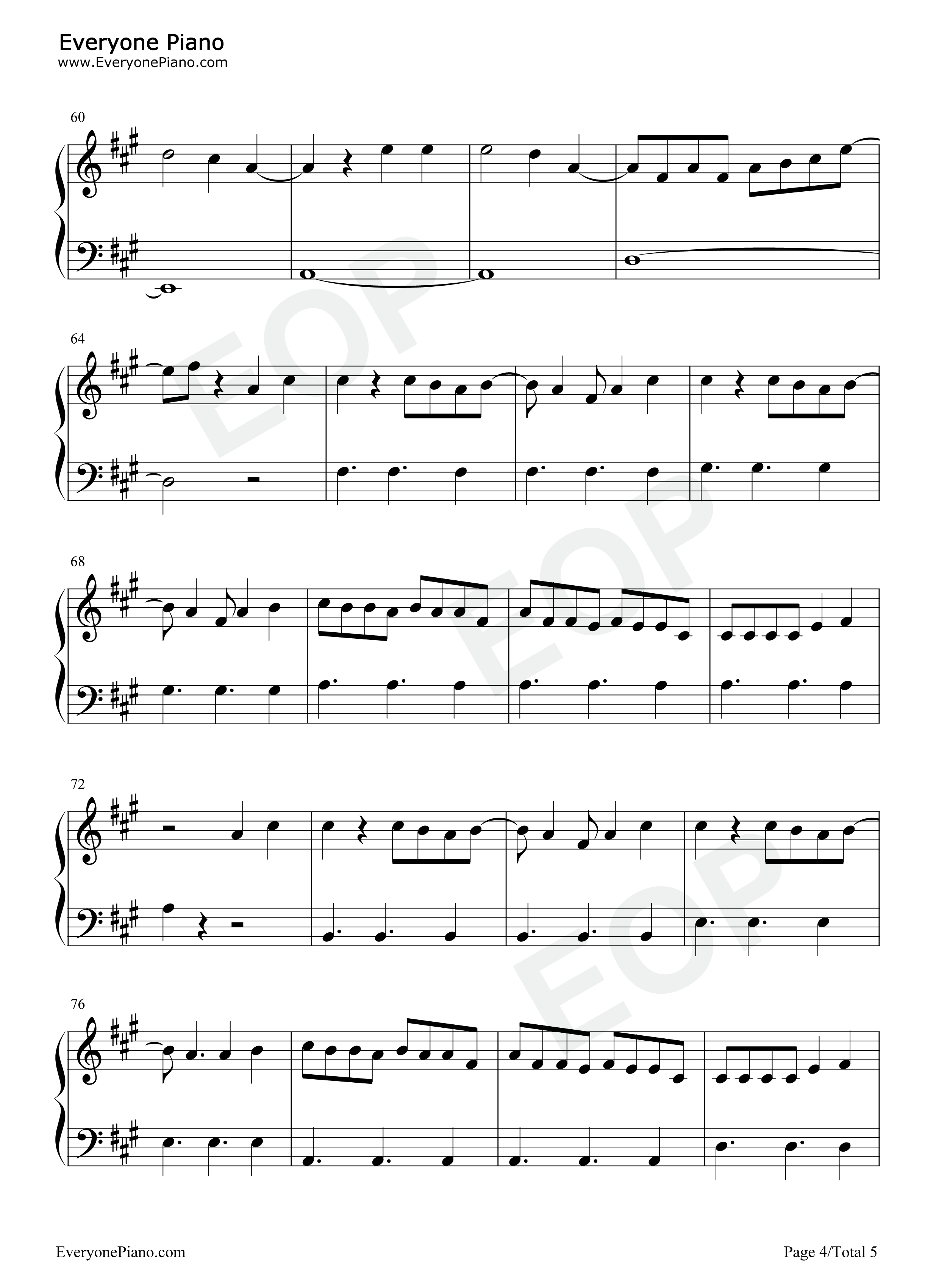 Maybe_You_Are_the_Problem钢琴谱_Ava_Max