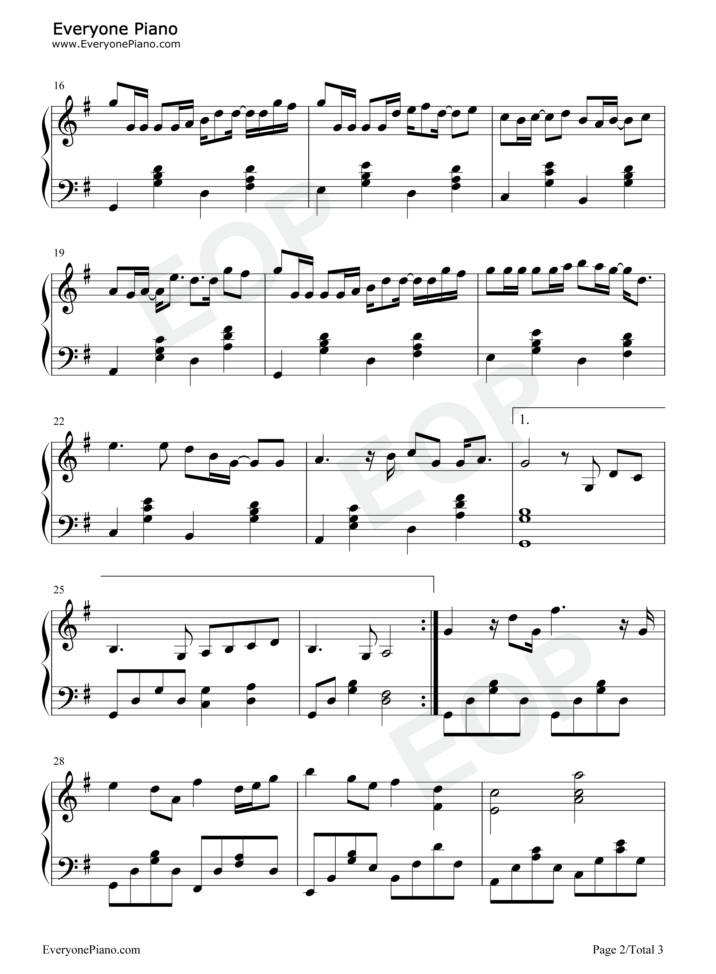 必杀技钢琴谱_古巨基