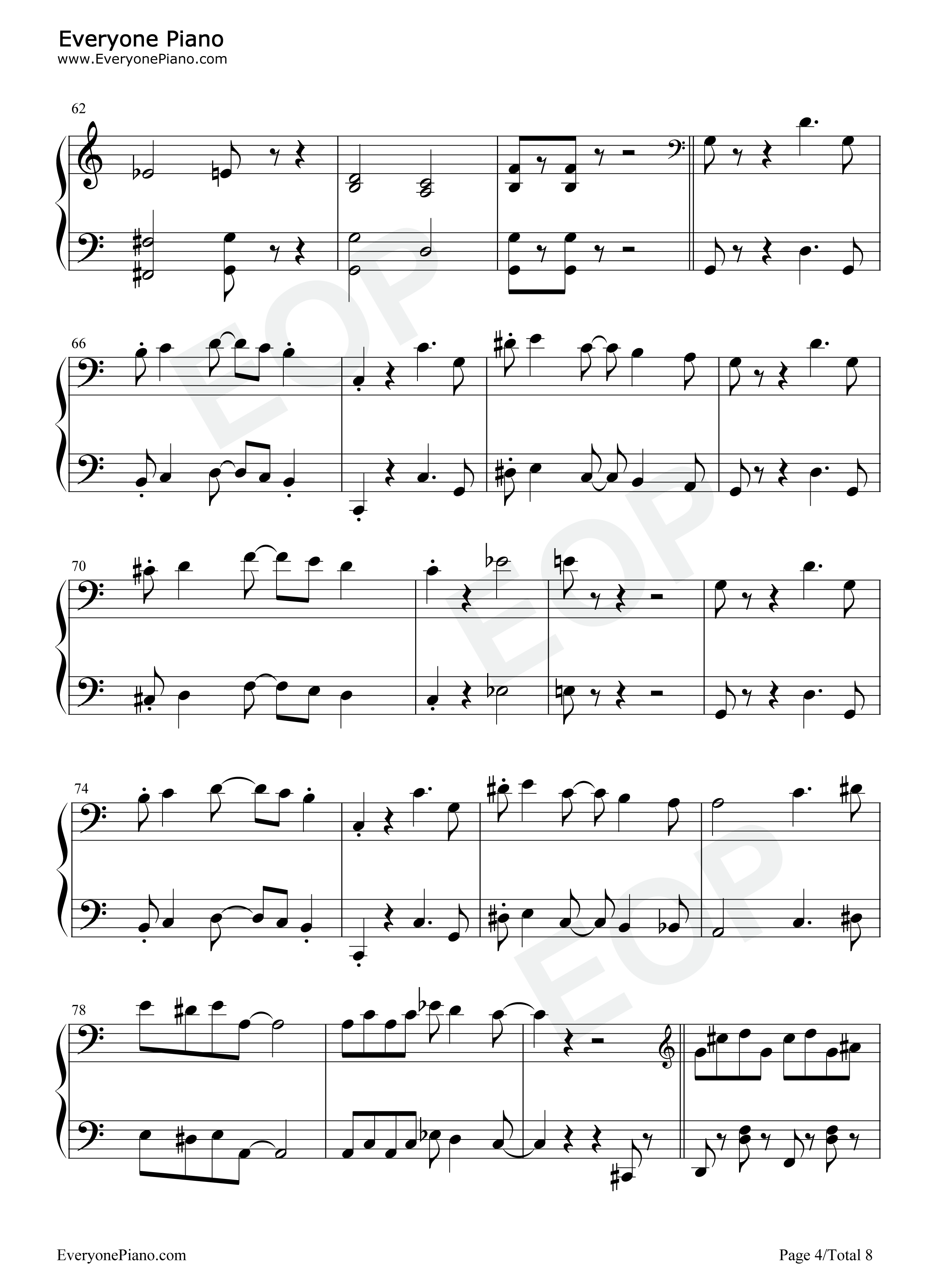 Plastic_Cake_Walk钢琴谱_David_Hellewell_戴维·赫勒韦尔