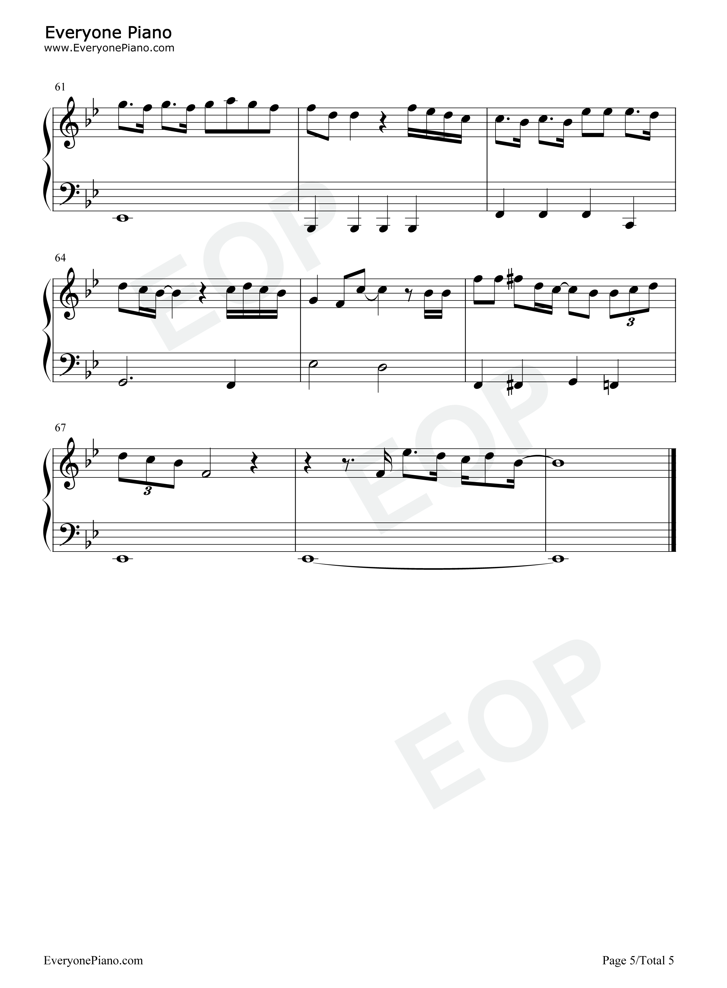 In_the_Stars钢琴谱_Benson_Boone