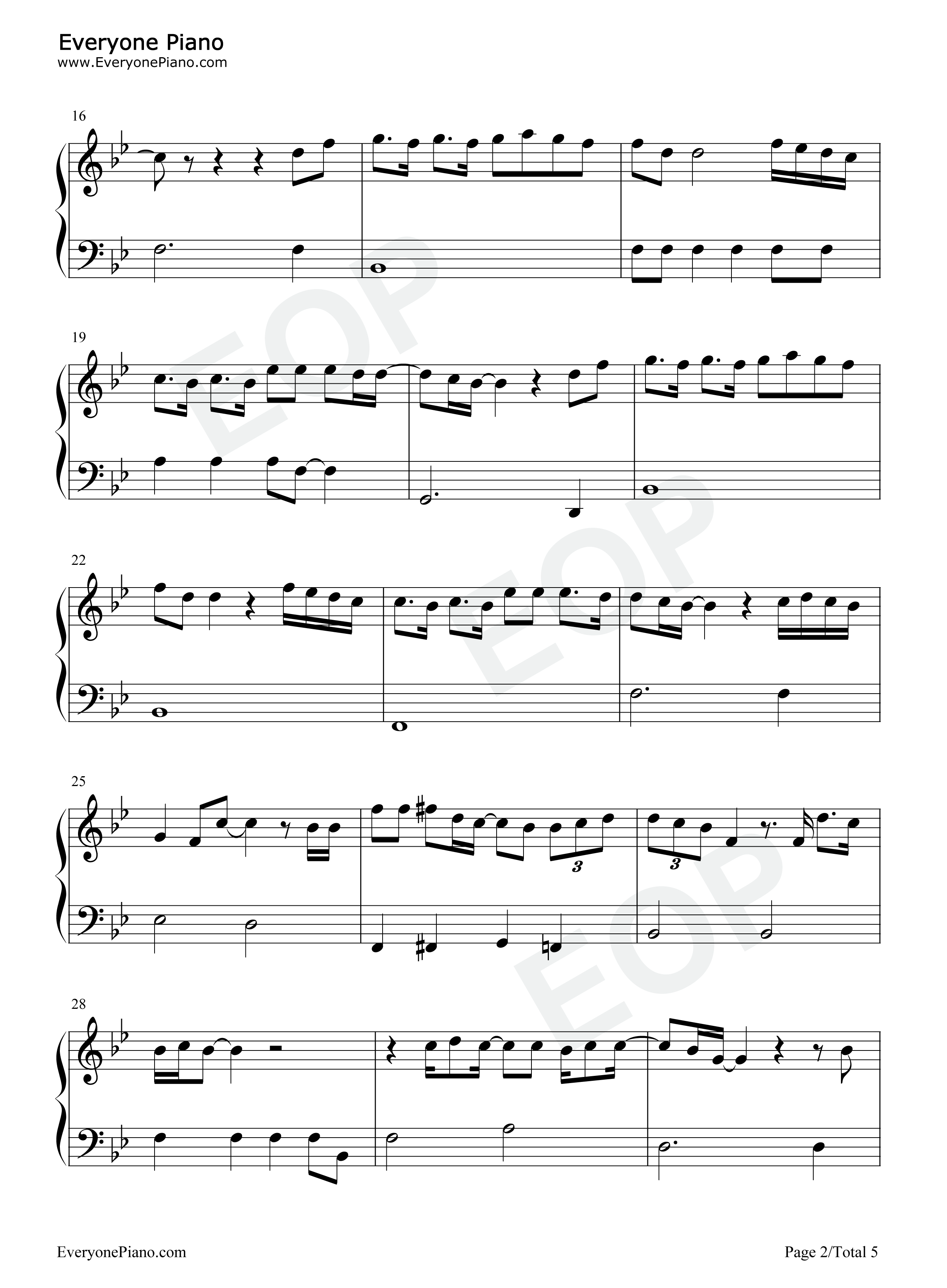 In_the_Stars钢琴谱_Benson_Boone