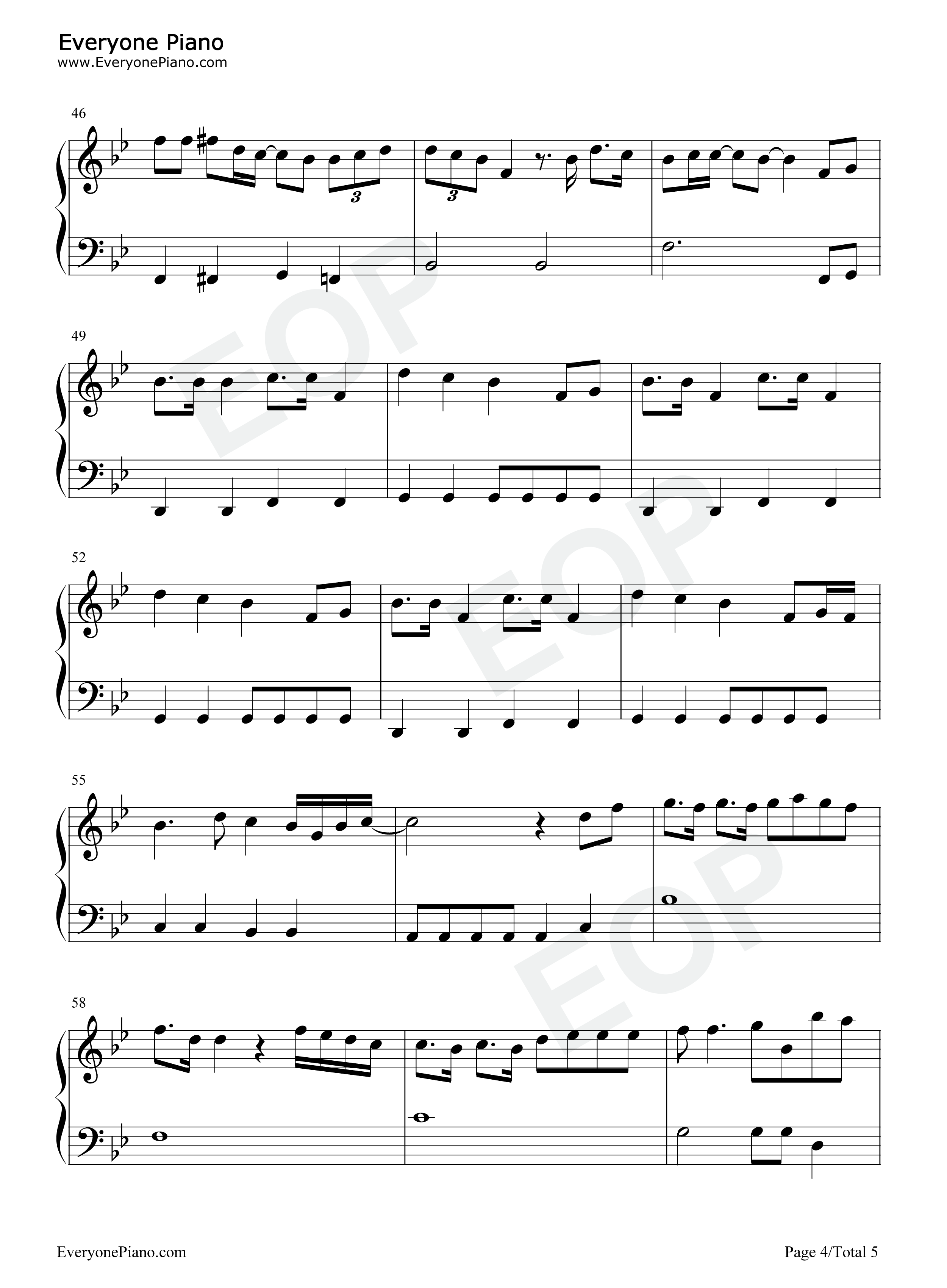 In_the_Stars钢琴谱_Benson_Boone