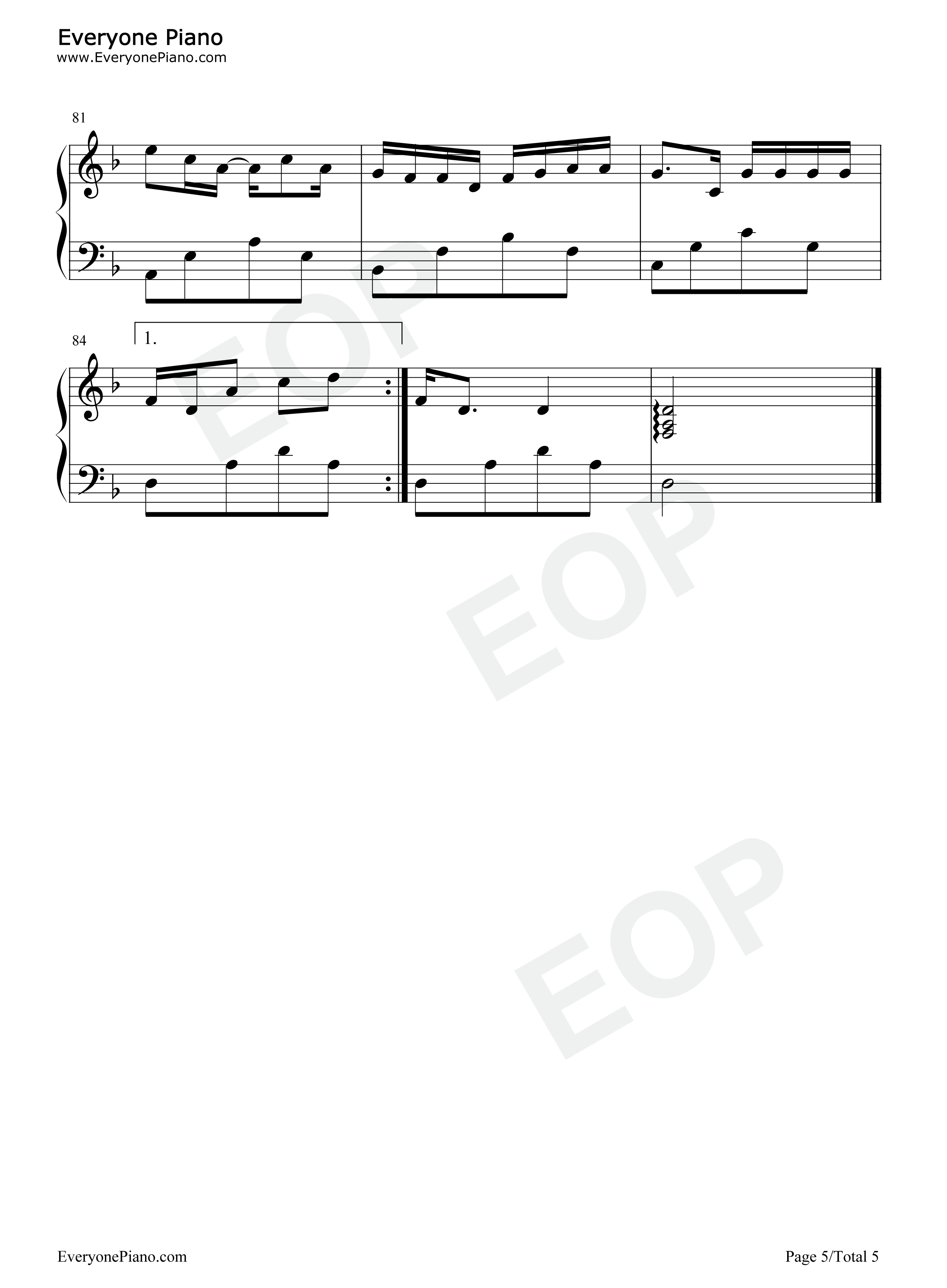 多余的解释钢琴谱_许嵩