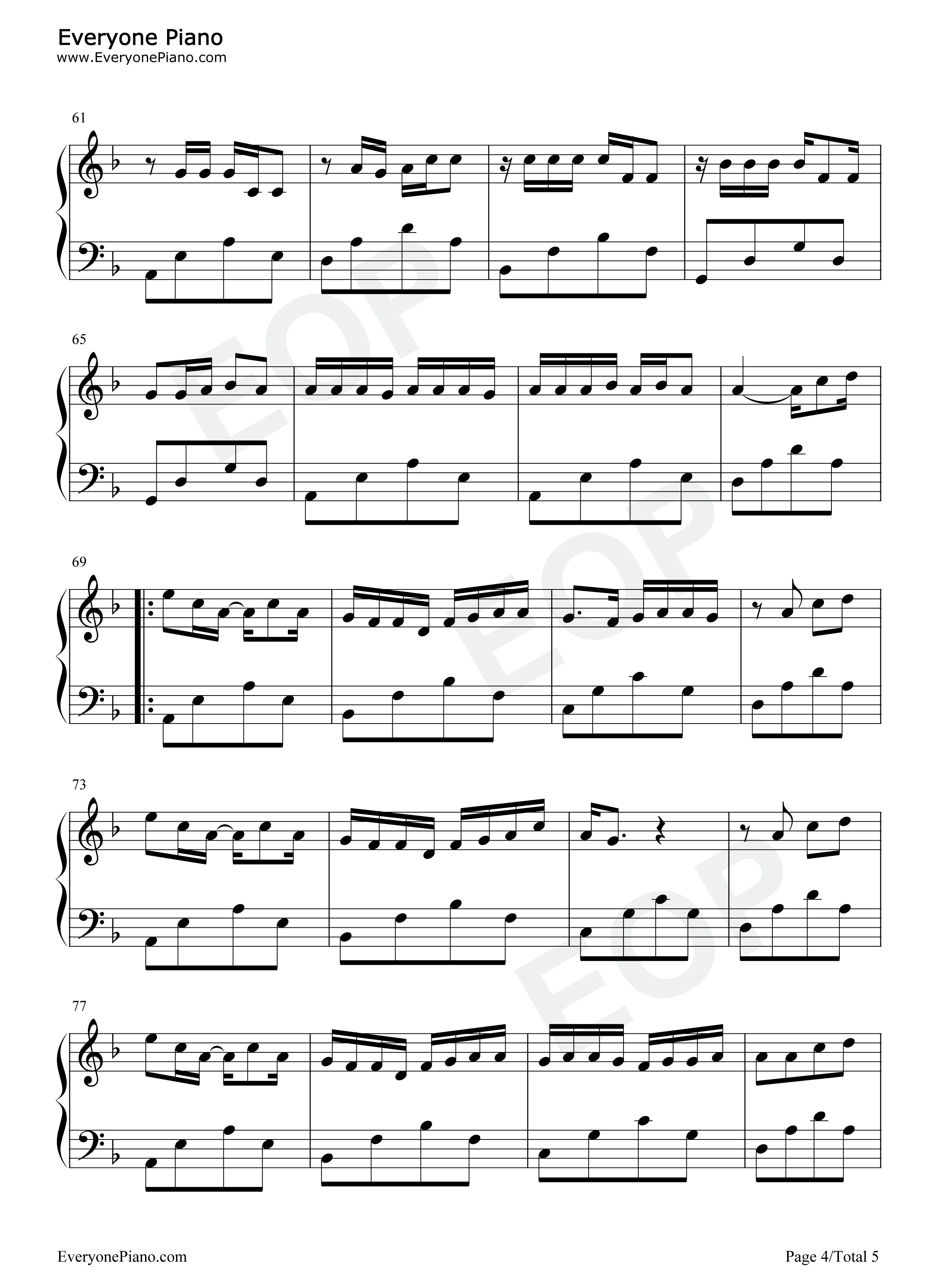 多余的解释钢琴谱_许嵩