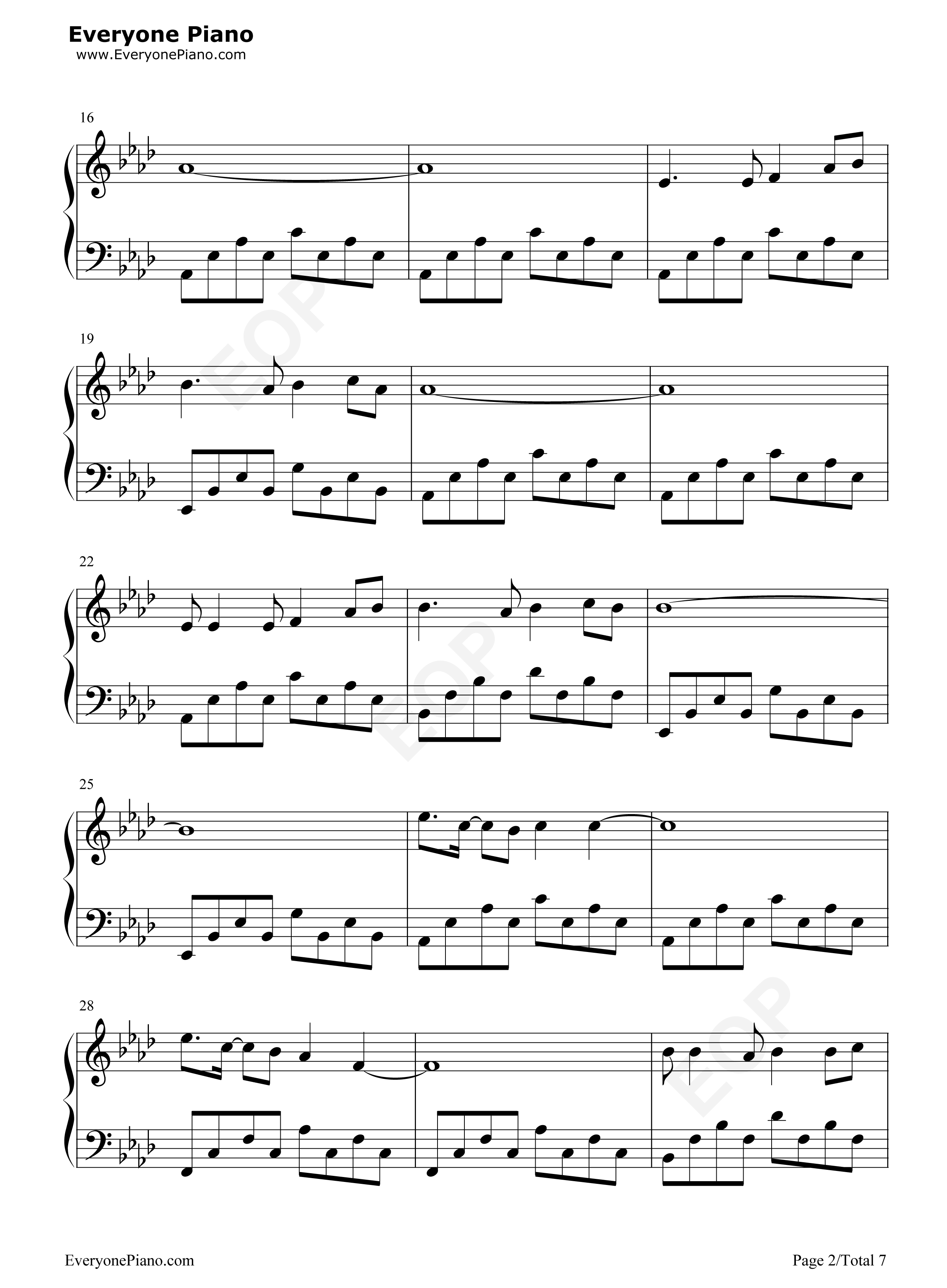 启程钢琴谱_水木年华