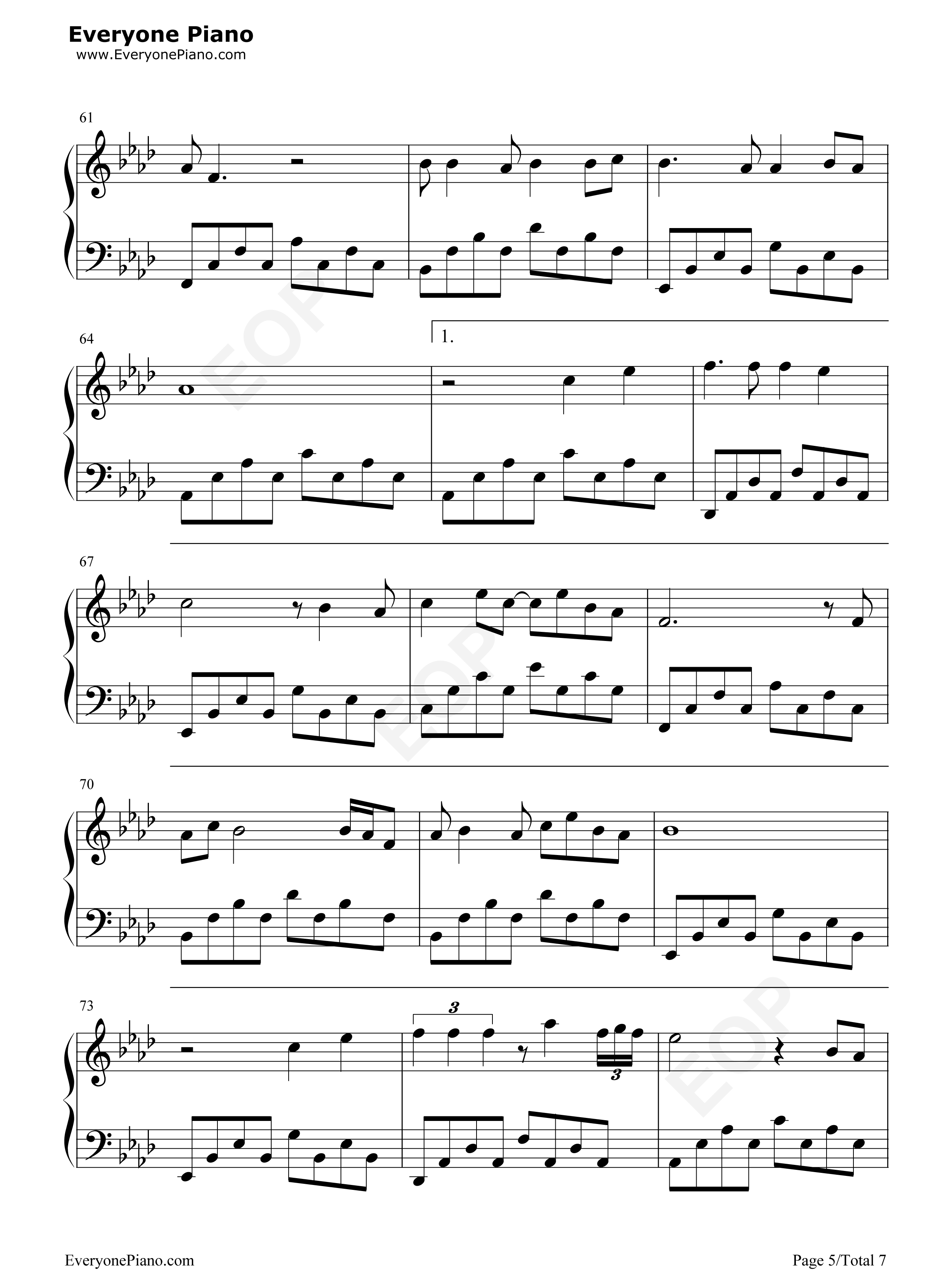 启程钢琴谱_水木年华