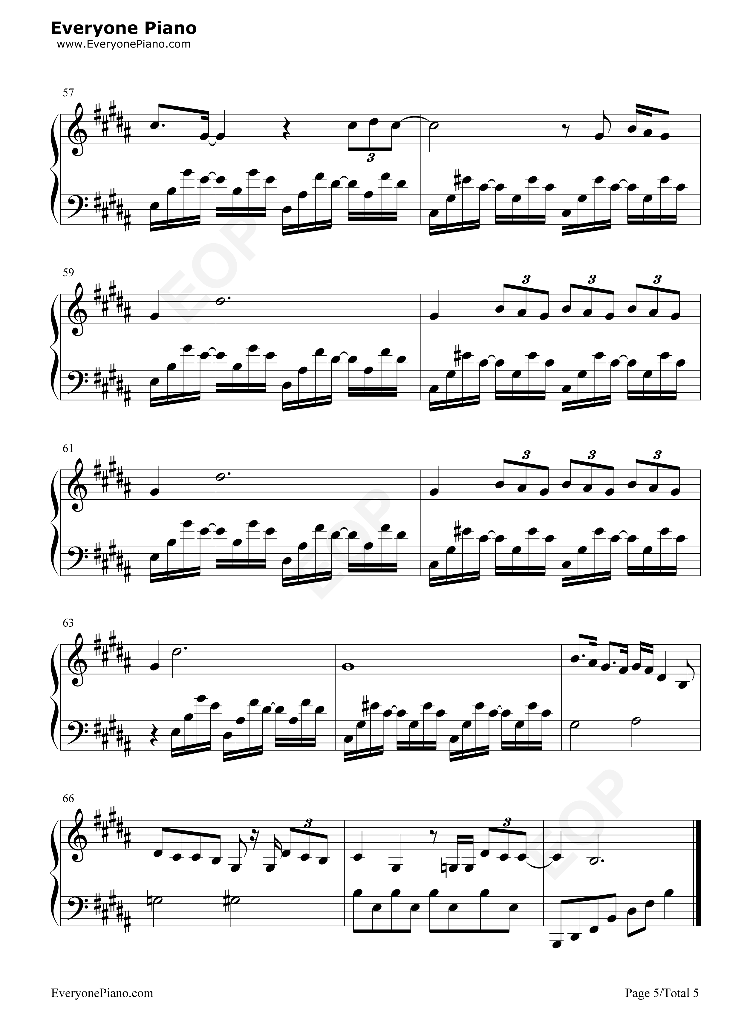 Space_Man钢琴谱_Sam_Ryder