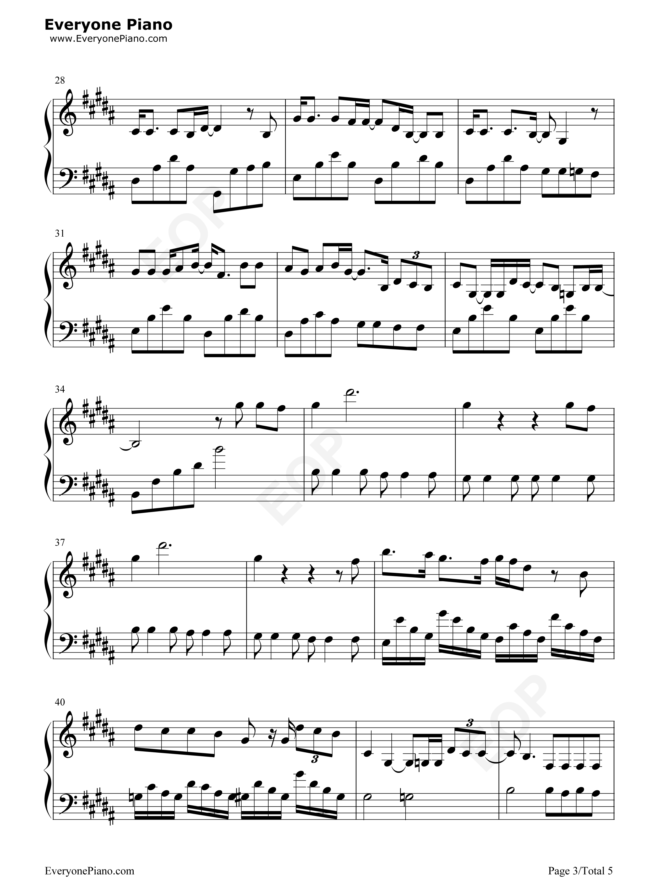 Space_Man钢琴谱_Sam_Ryder