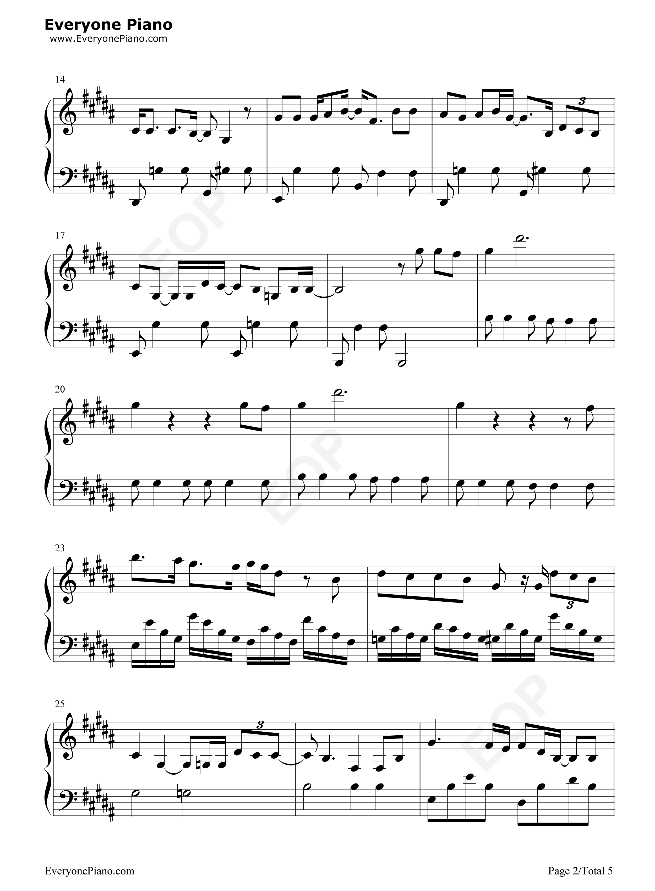 Space_Man钢琴谱_Sam_Ryder