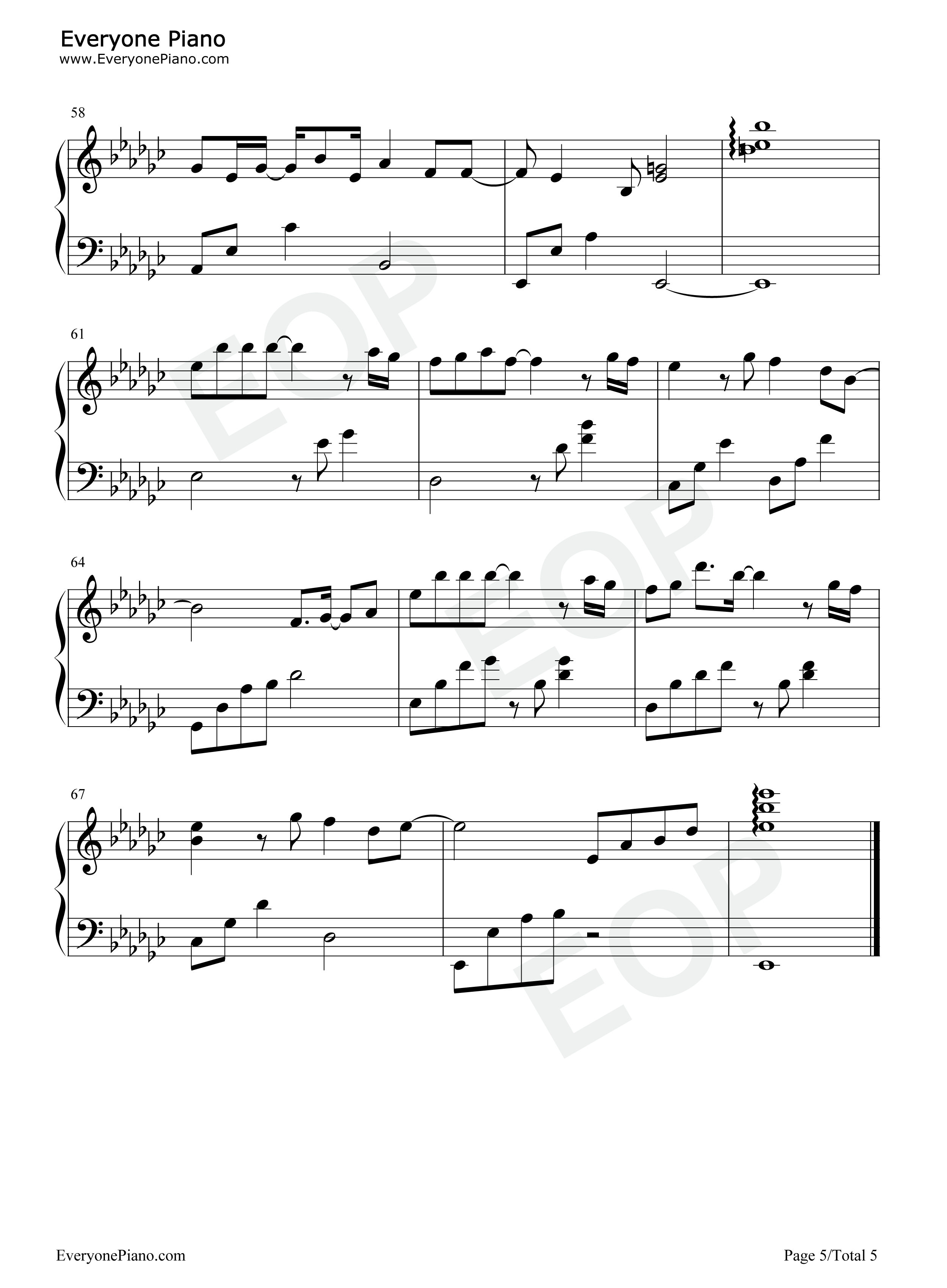 梦华钢琴谱_摩登兄弟刘宇宁