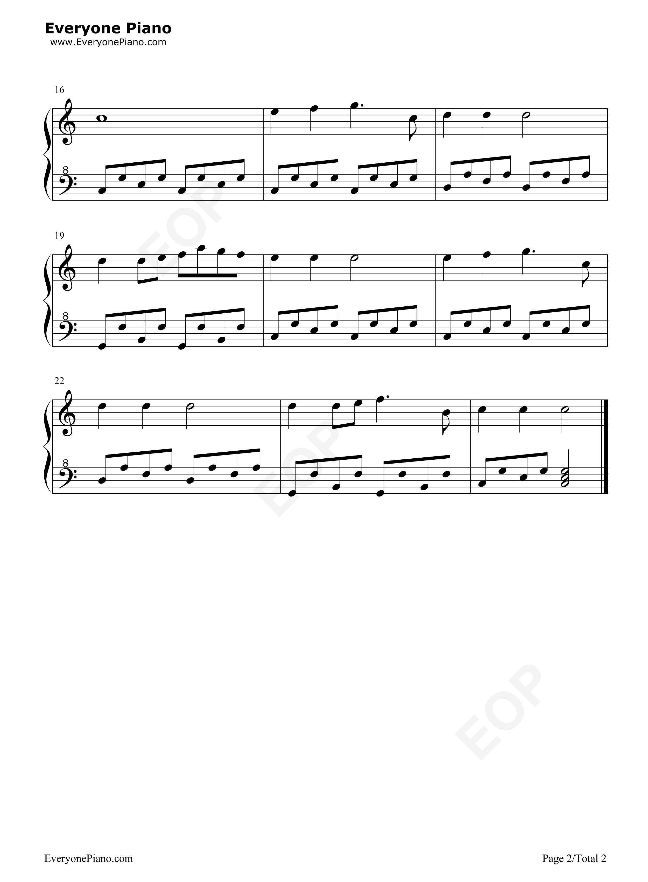 哆啦A梦钢琴谱_菊池俊辅