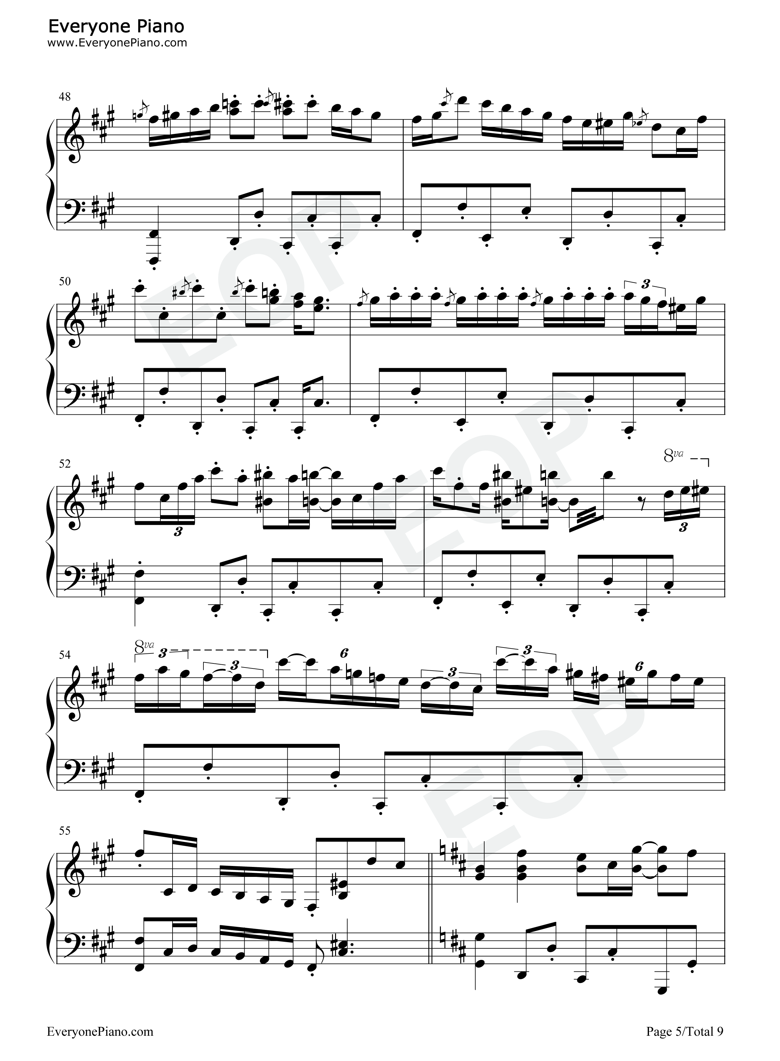 POP_SONG钢琴谱_米津玄师