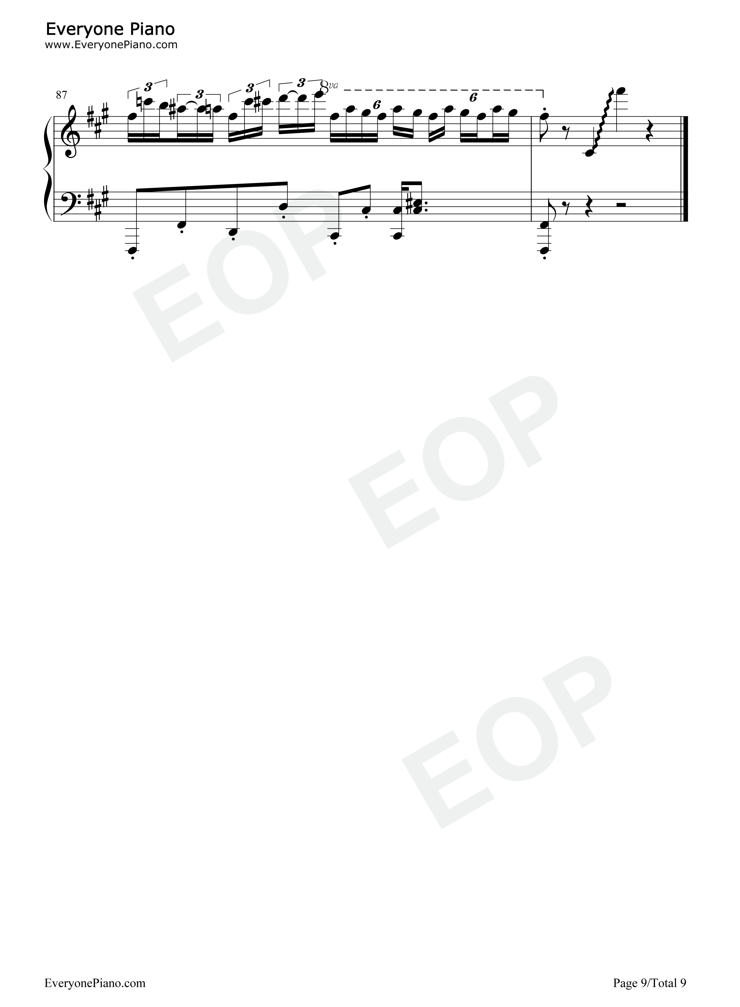 POP_SONG钢琴谱_米津玄师