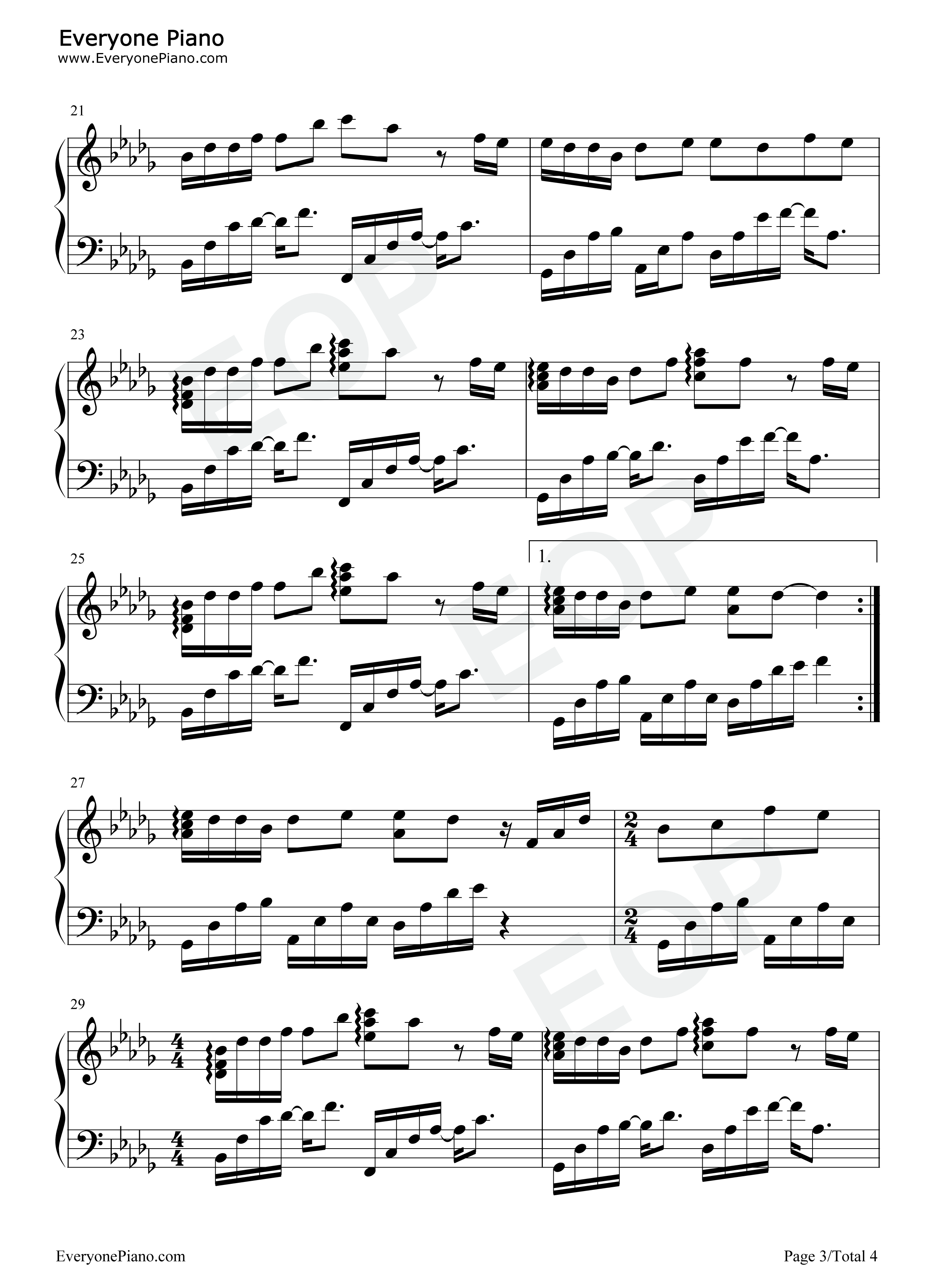 生分钢琴谱_川青