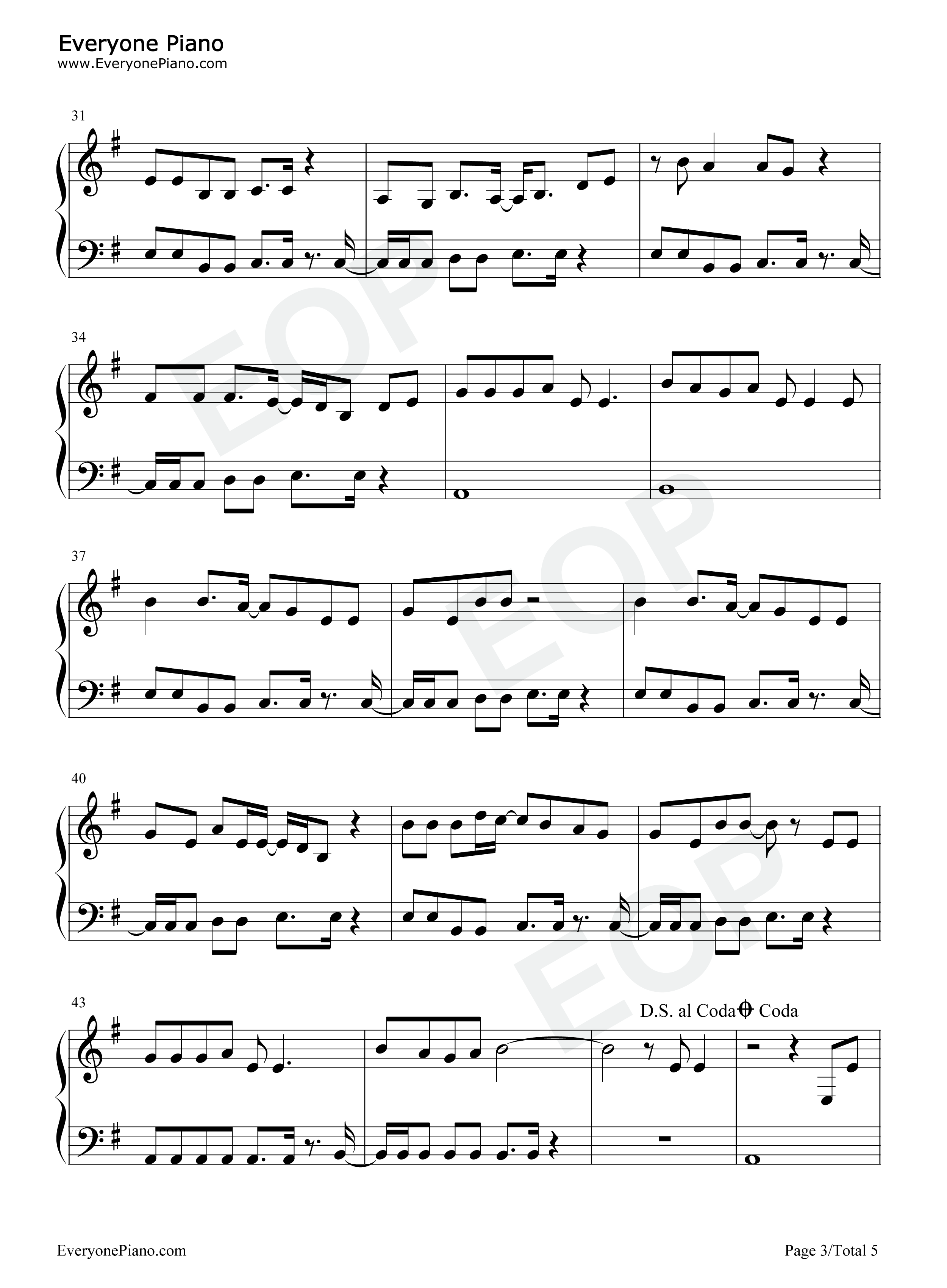 Crazy_What_Love_Can_Do钢琴谱_David_Guetta_Becky_Hill_Ella_Henderson